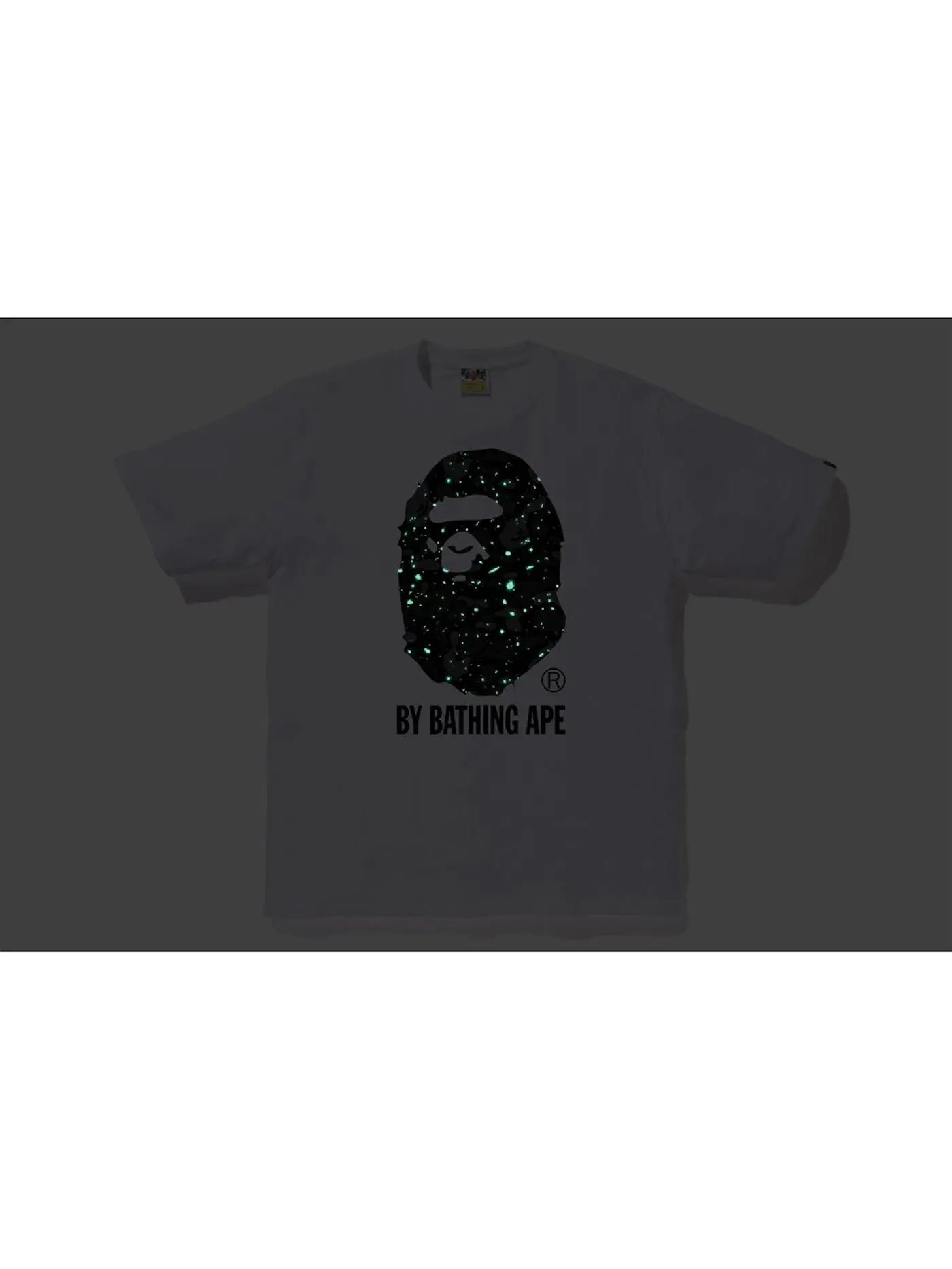 Мужская футболка с принтом BAPE Tee (SS19) — изображение 2 из 2, белый