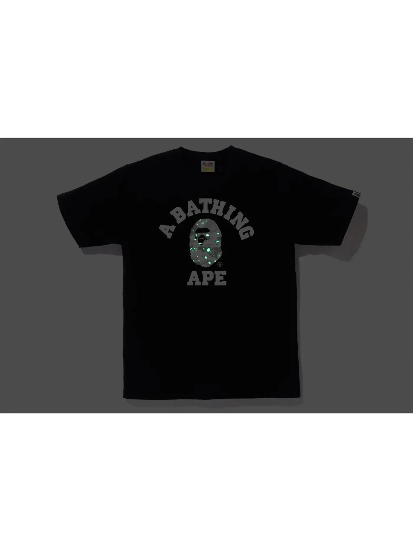 Мужская футболка хлопковая Tee BAPE — изображение 2 из 2, черный