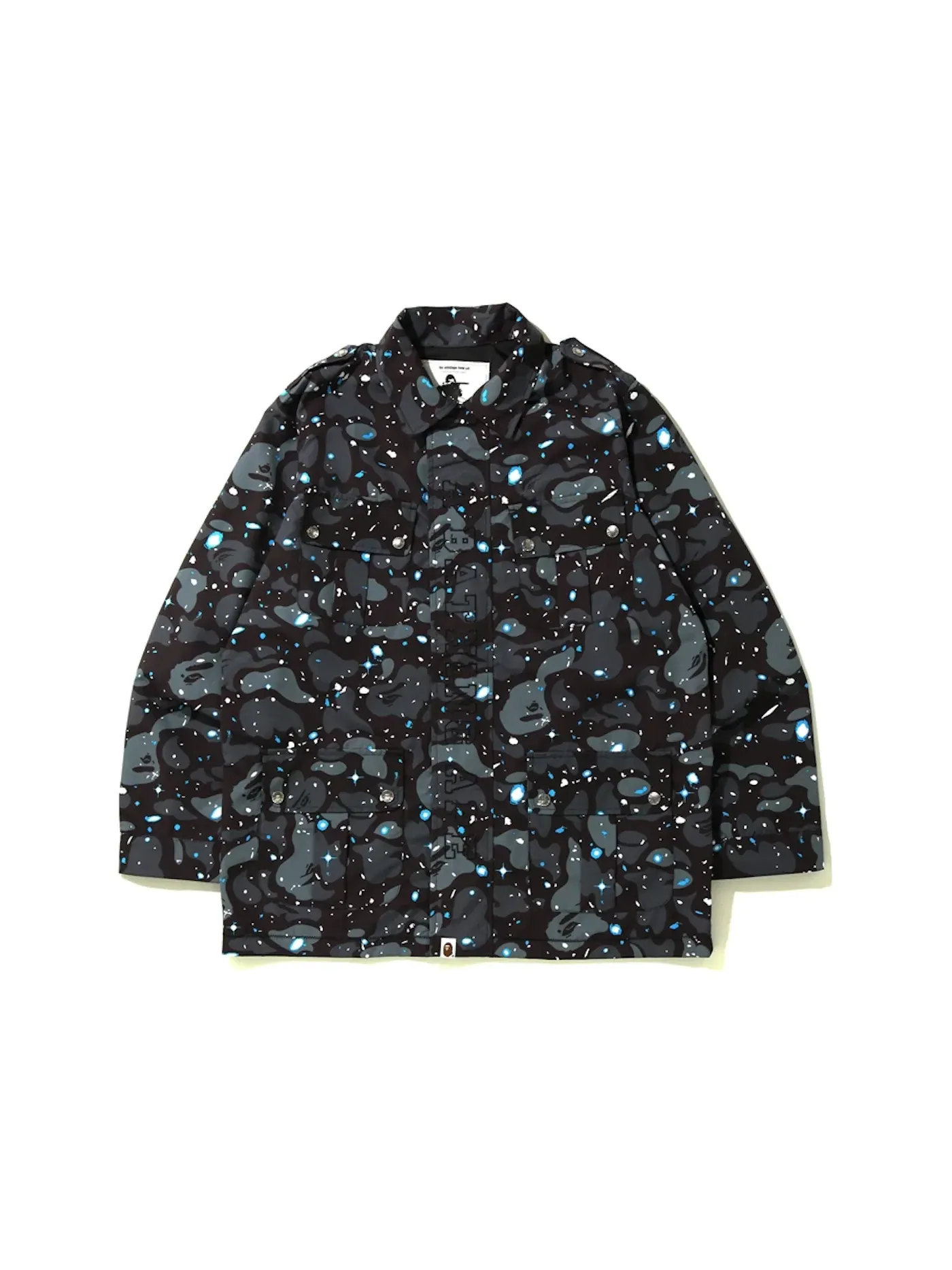 Мужская куртка с камуфляжным принтом BAPE — изображение 1 из 1, черный