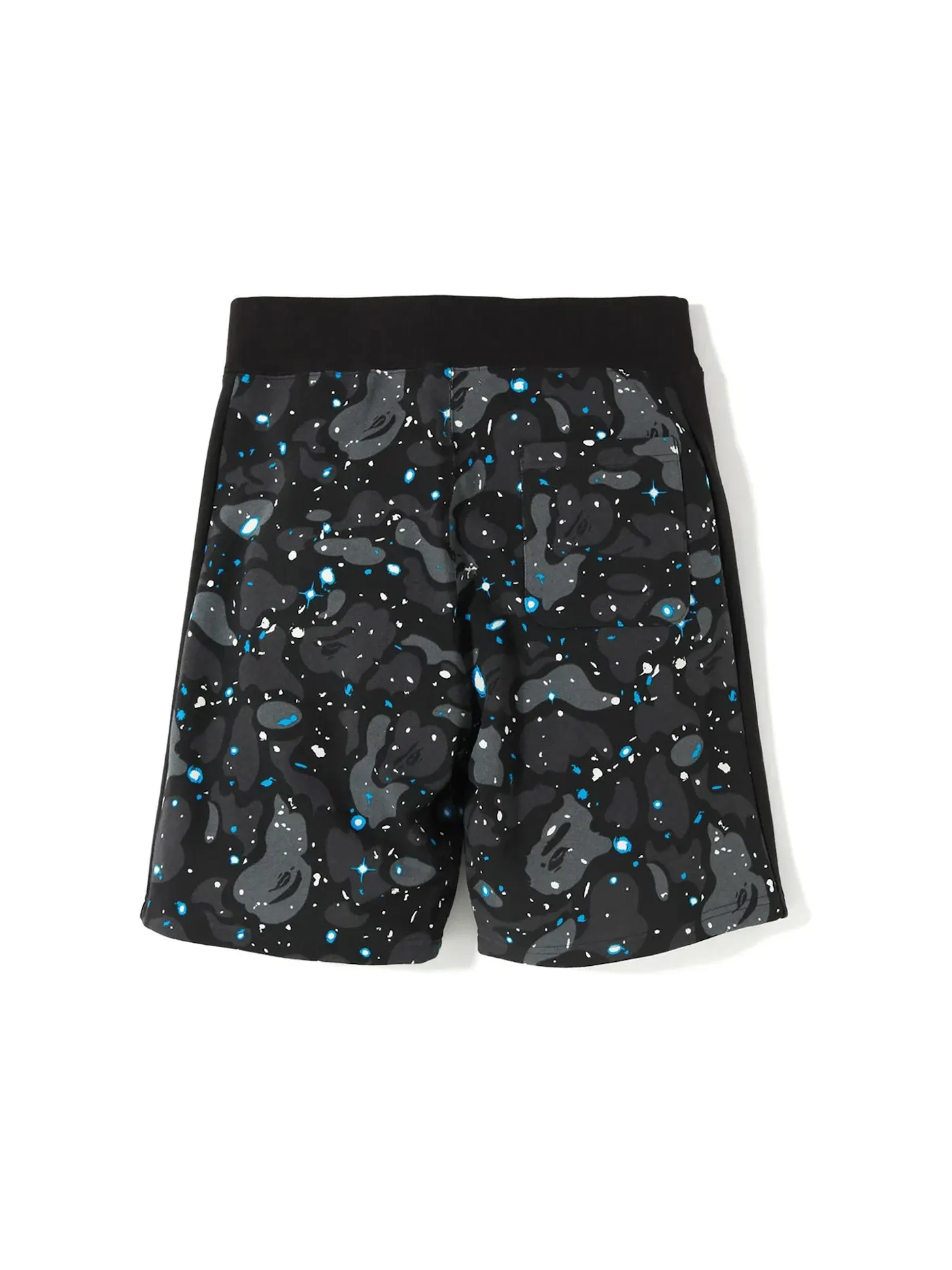 Мужские шорты с камуфляжным принтом BAPE Space Camo Shark — изображение 2 из 3, черный