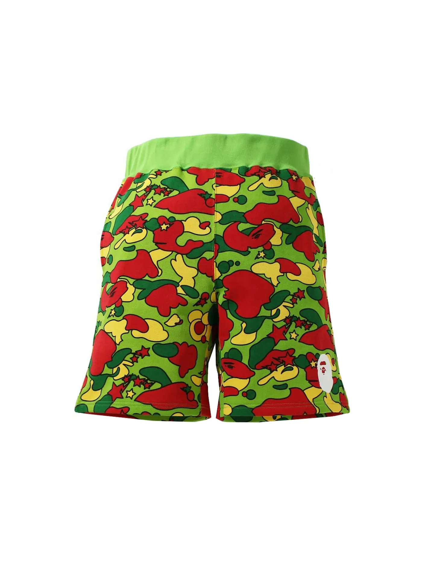 Мужские шорты с камуфляжным принтом BAPE Sta Camo Sweat Shorts — изображение 1 из 2, мульти