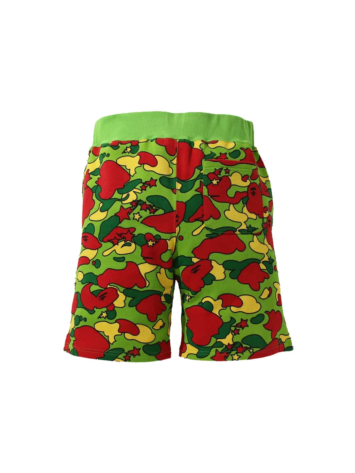 Мужские шорты с камуфляжным принтом BAPE Sta Camo Sweat Shorts — изображение 2 из 2, мульти