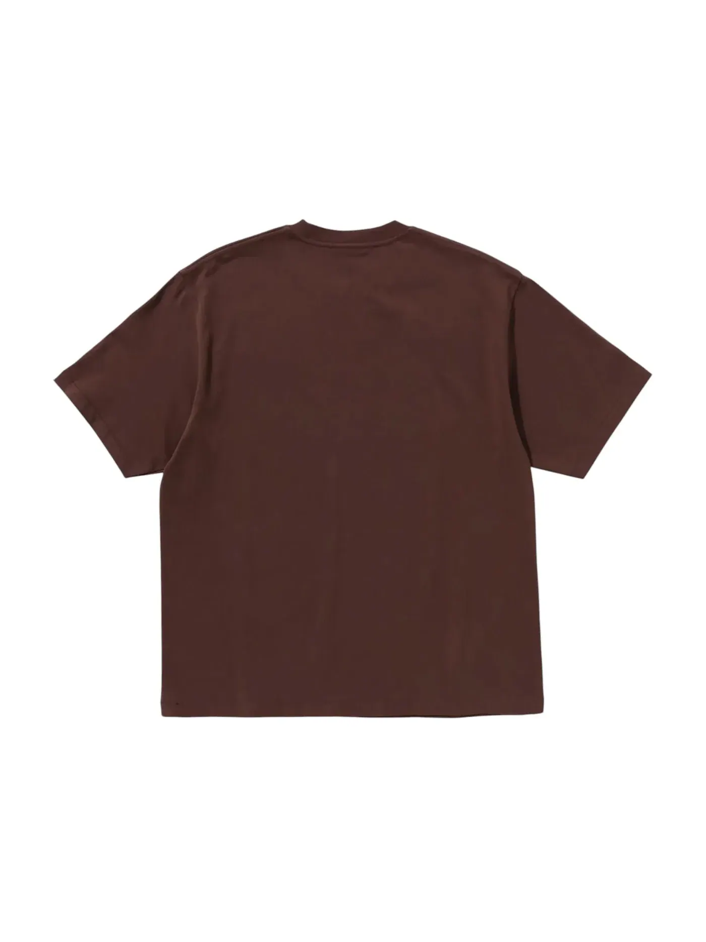 Мужская футболка свободного кроя BAPE Sta Houndstooth By Bathing Ape Relaxed Fit Tee BAPE — изображение 2 из 2, коричневый