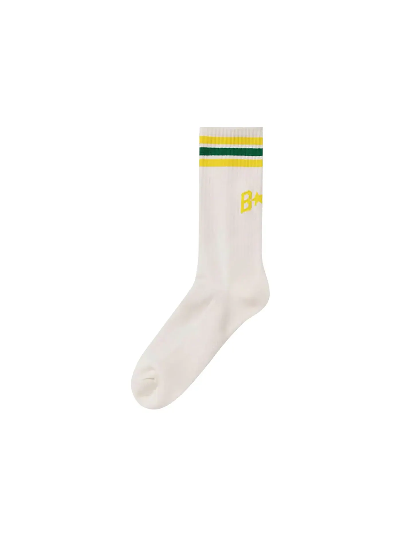 Мужские носки BAPE Sta Line Socks — изображение 1 из 2, желтый
