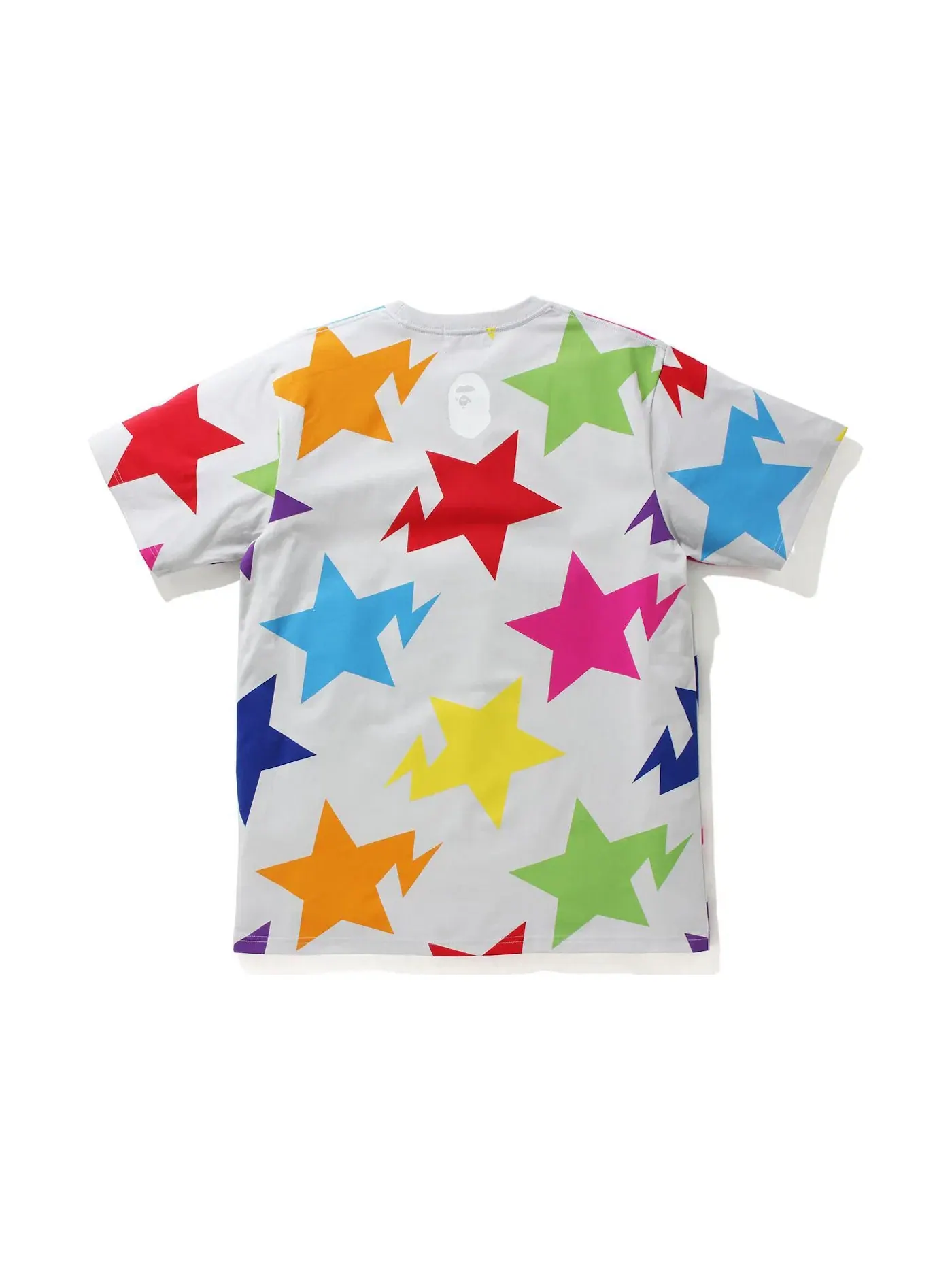 Мужская футболка с принтом BAPE Sta Pattern Relaxed Fit Tee BAPE — изображение 2 из 2, мульти