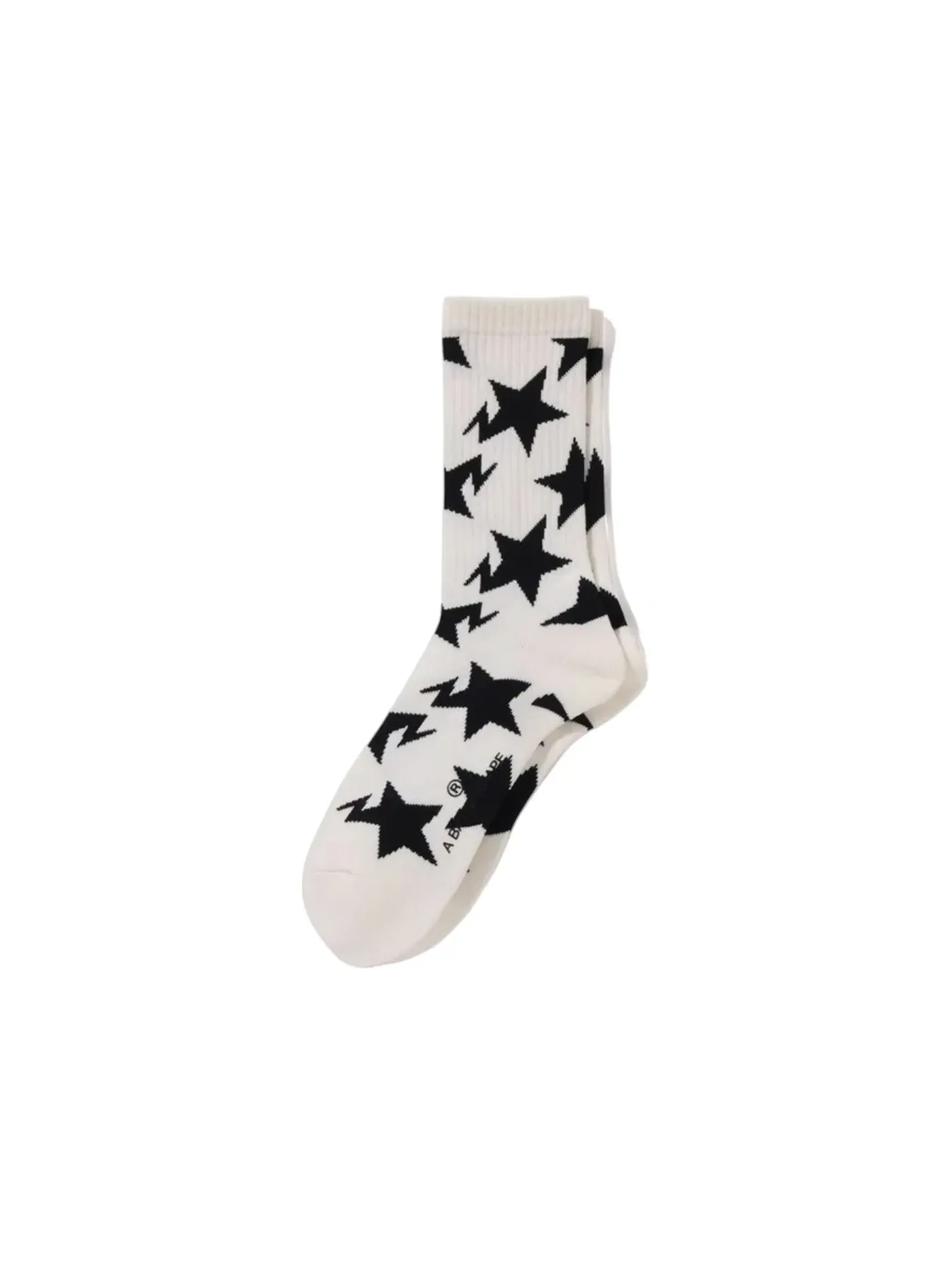 Мужские носки с паттерном BAPE Sta Pattern BAPE — изображение 1 из 1, белый
