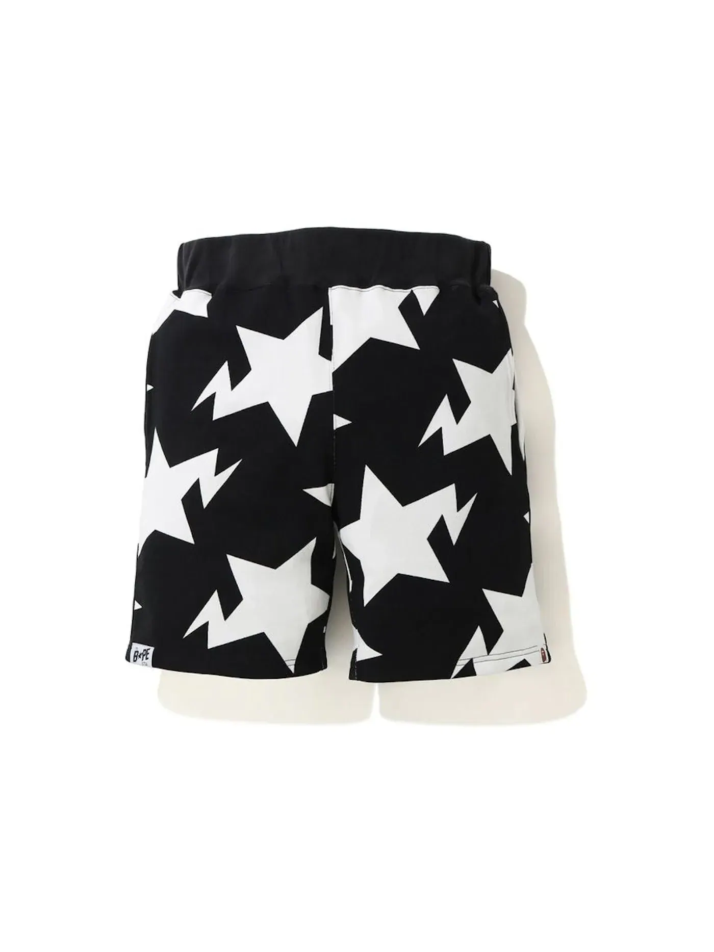 Мужские шорты с принтом BAPE STA Shorts BAPE — изображение 1 из 2, черный/белый
