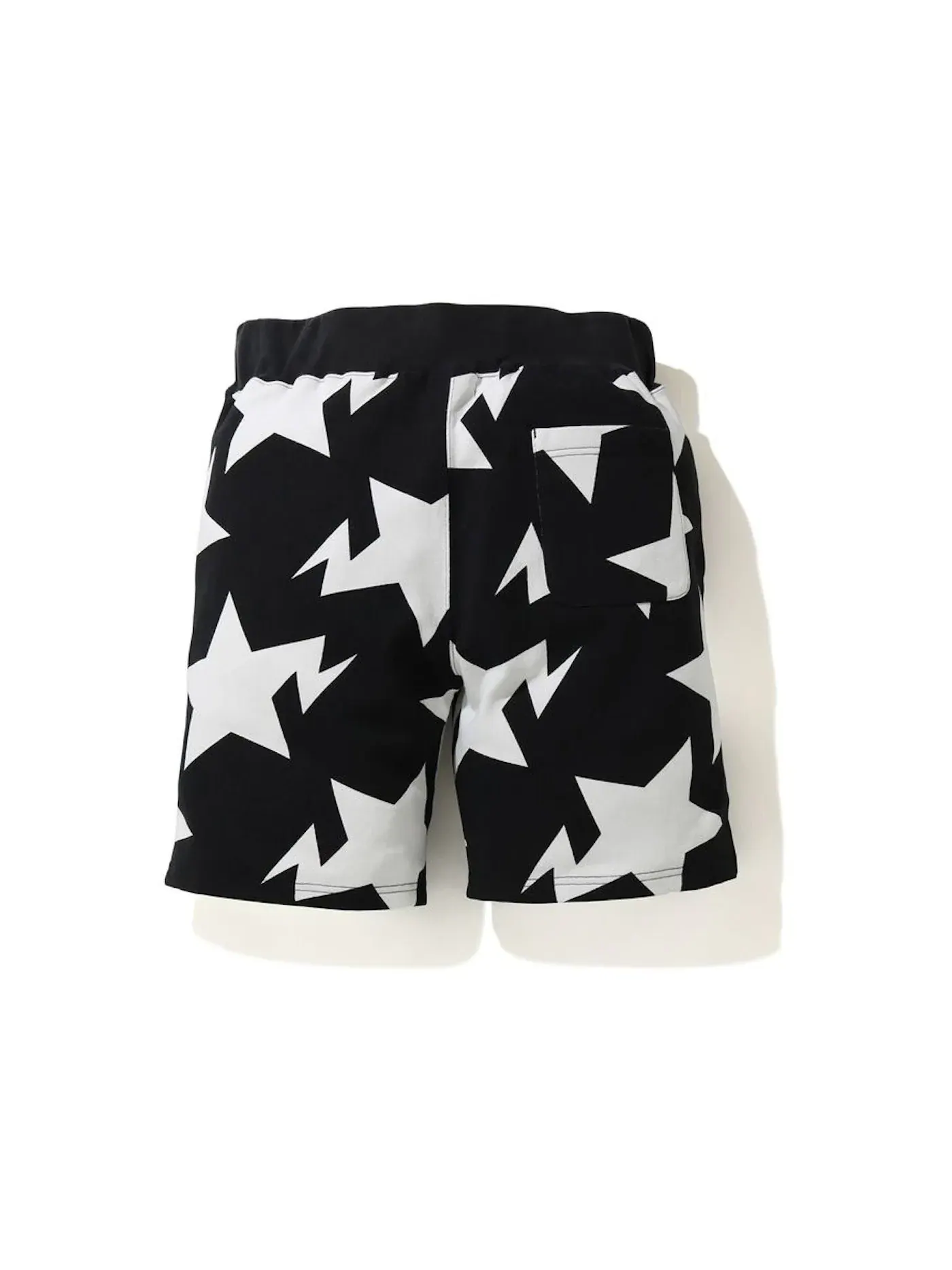 Мужские шорты с принтом BAPE STA Shorts BAPE — изображение 2 из 2, черный/белый