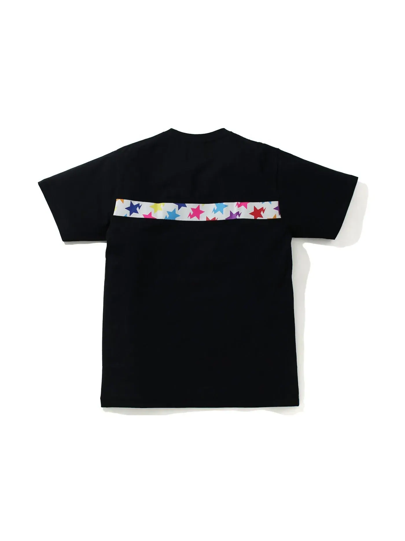 Мужская футболка с принтом BAPE Sta Pattern Tape Ape Head Tee BAPE — изображение 2 из 2, черный