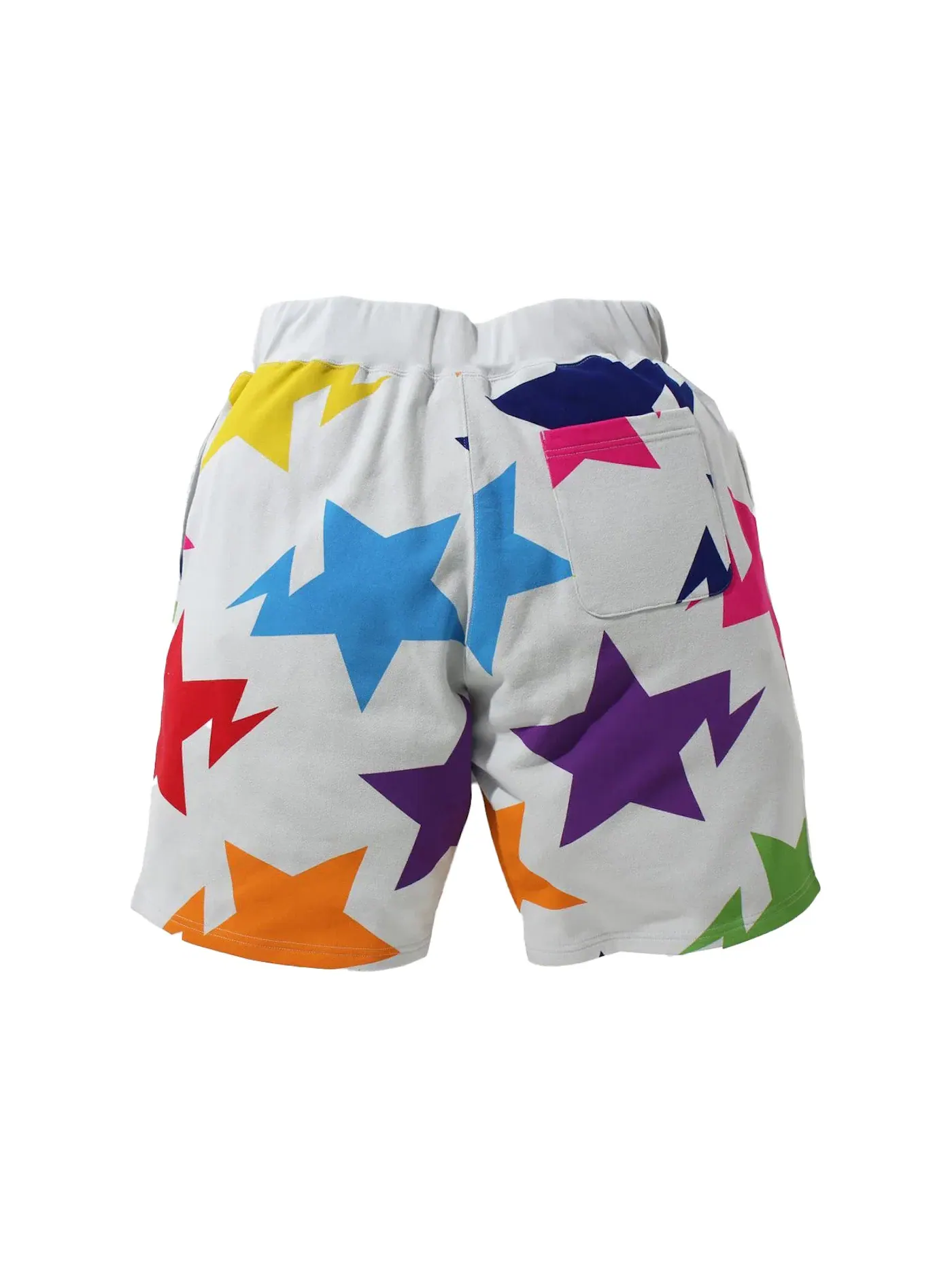 Мужские шорты с принтом BAPE Sta Pattern Wide Fit Sweat Shorts BAPE — изображение 2 из 2, мульти