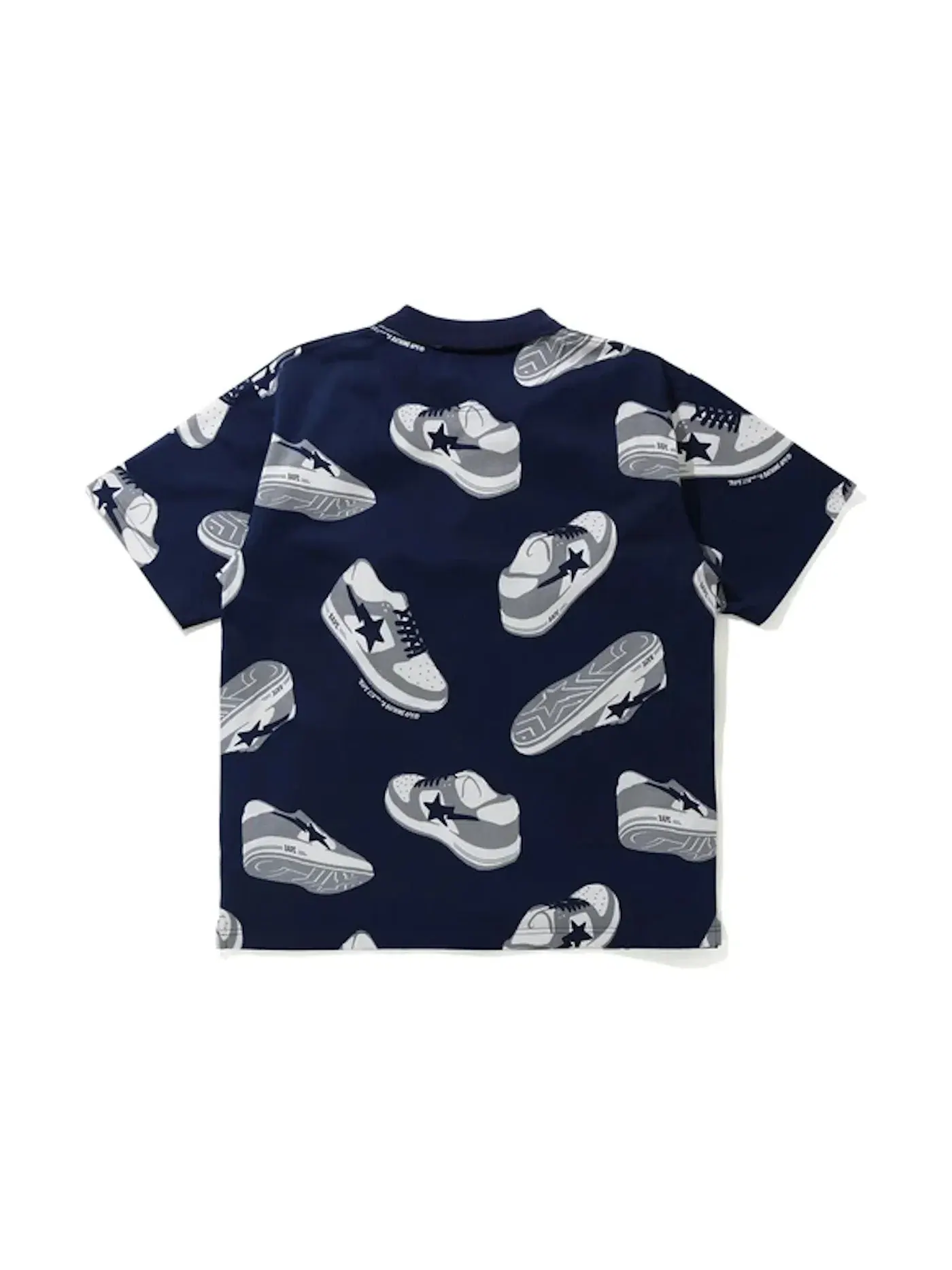 Мужское поло BAPE Sta Random Relaxed Polo BAPE — изображение 2 из 2, темно-синий