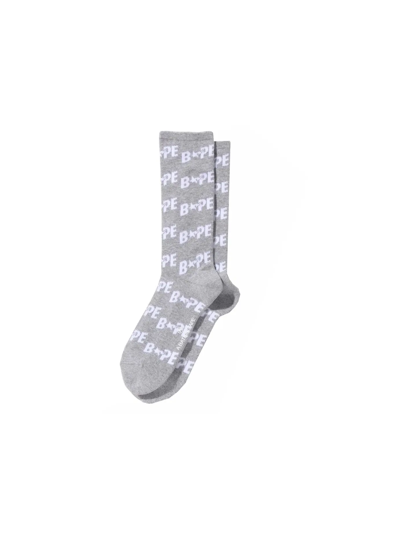 Мужские носки BAPE Sta Socks — изображение 1 из 1, серый