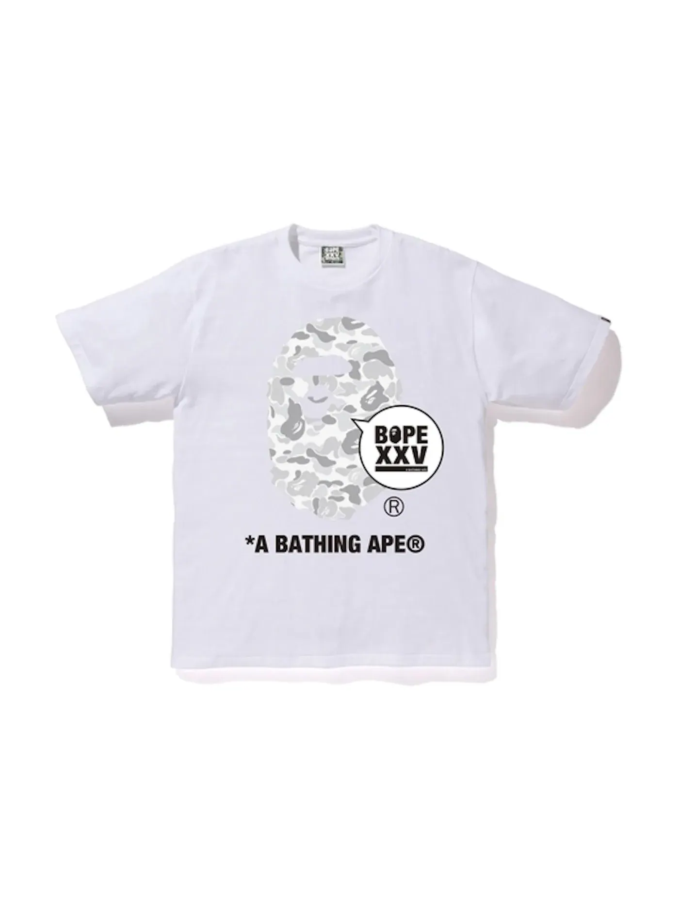 Мужская футболка с принтом Ape Head Tee BAPE