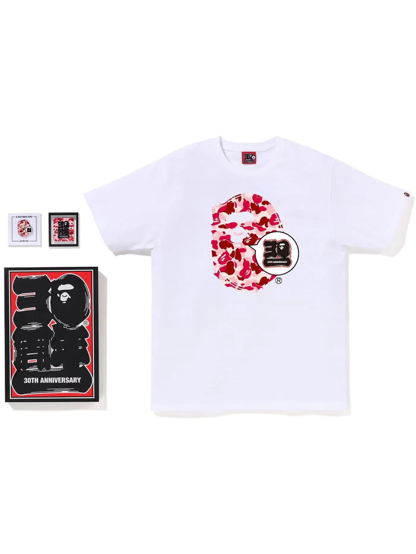 Мужской комплект футболок Ape Head Tee Set BAPE