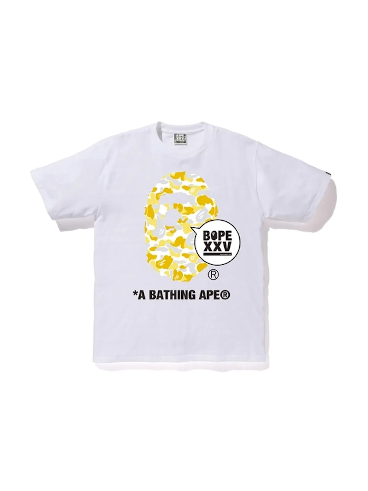 Мужская футболка с принтом BAPE Store Matsuyama XXV Ape Head Tee