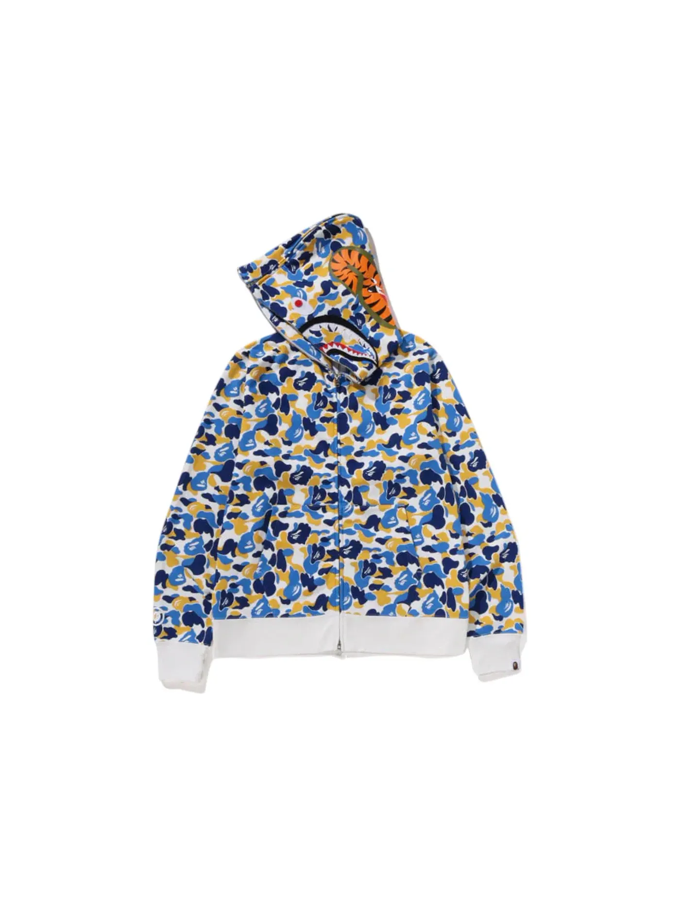 Мужская худи с принтом BAPE Store Shanghai Separate Shark Full Zip Hoodie BAPE — изображение 2 из 3, мульти