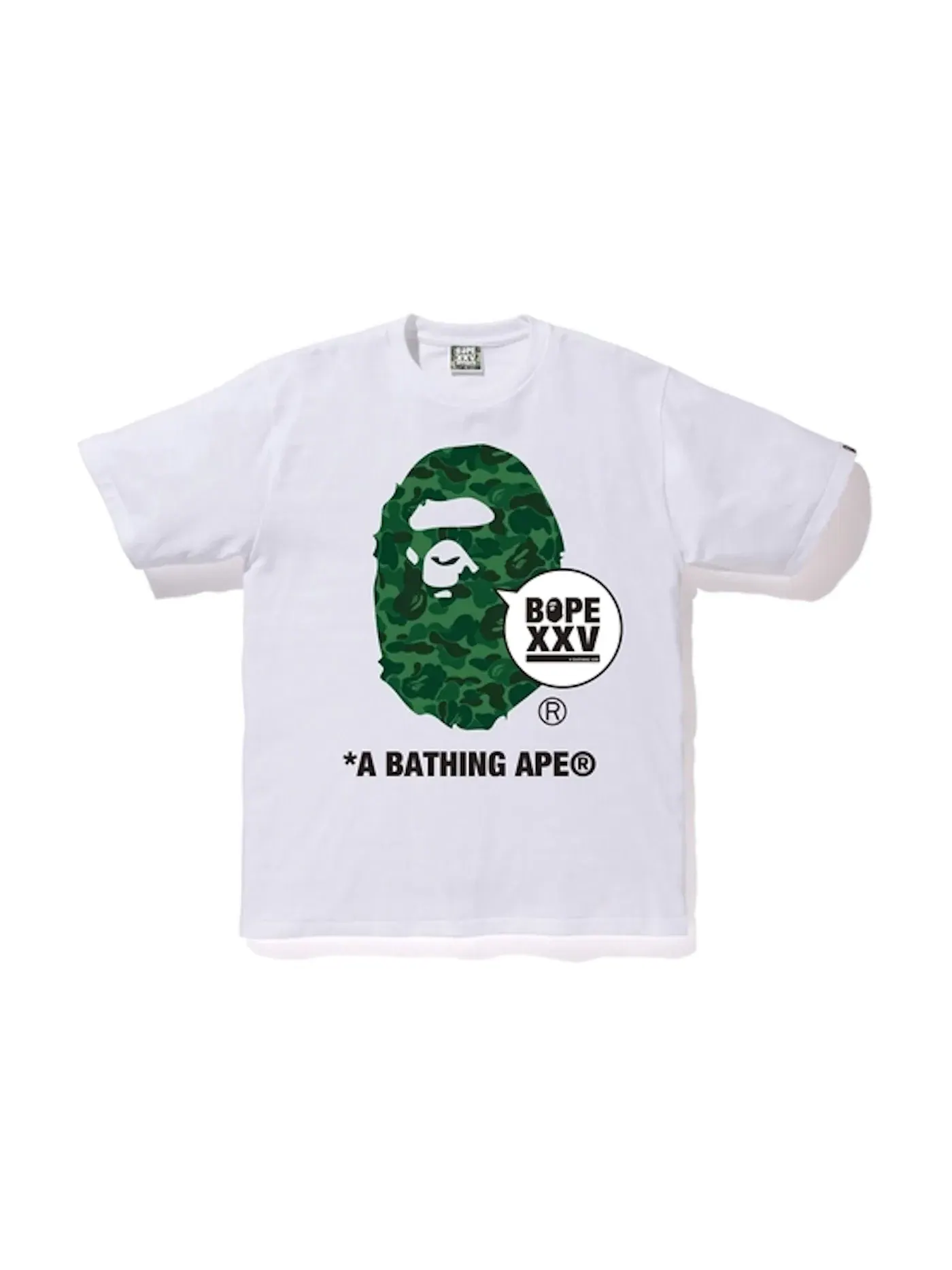 Мужская футболка с принтом BAPE Ape Head Tee
