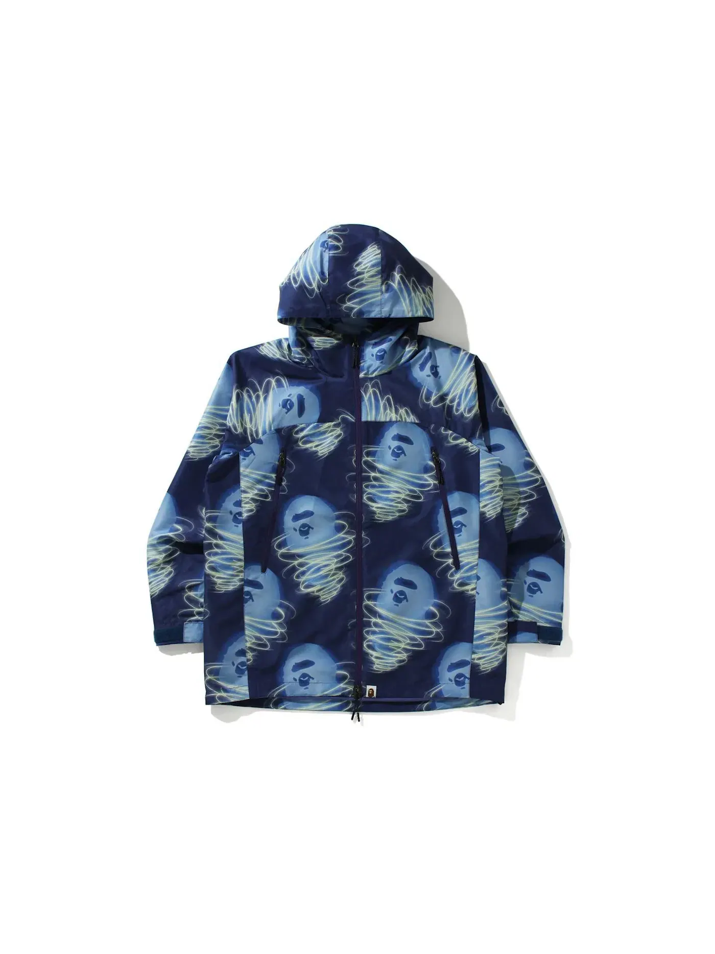 Мужская куртка с капюшоном Storm Hoodie Jacket BAPE — изображение 1 из 1, фиолетовый