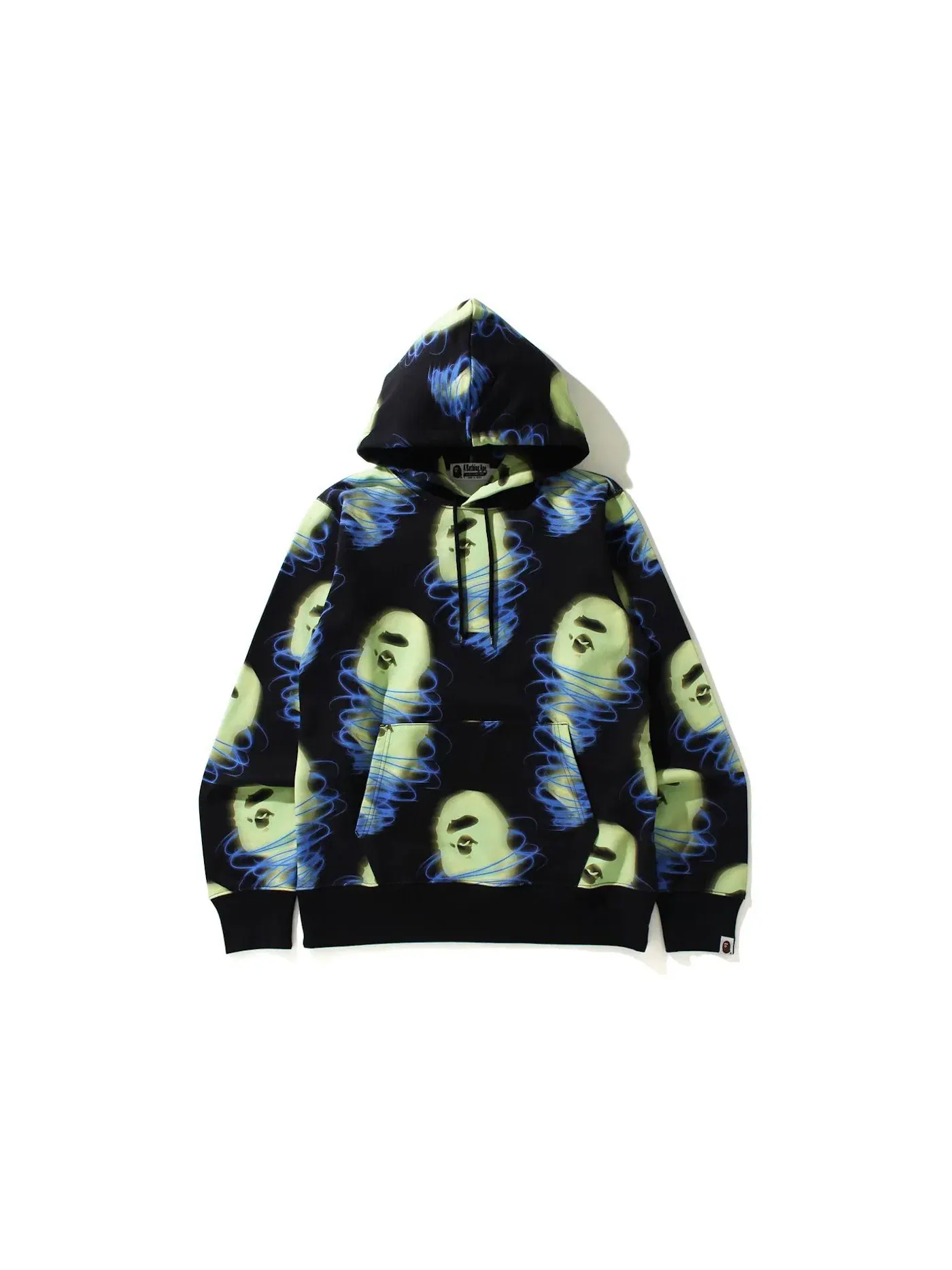 Мужской пуловер-худи Storm BAPE — изображение 1 из 1, черный