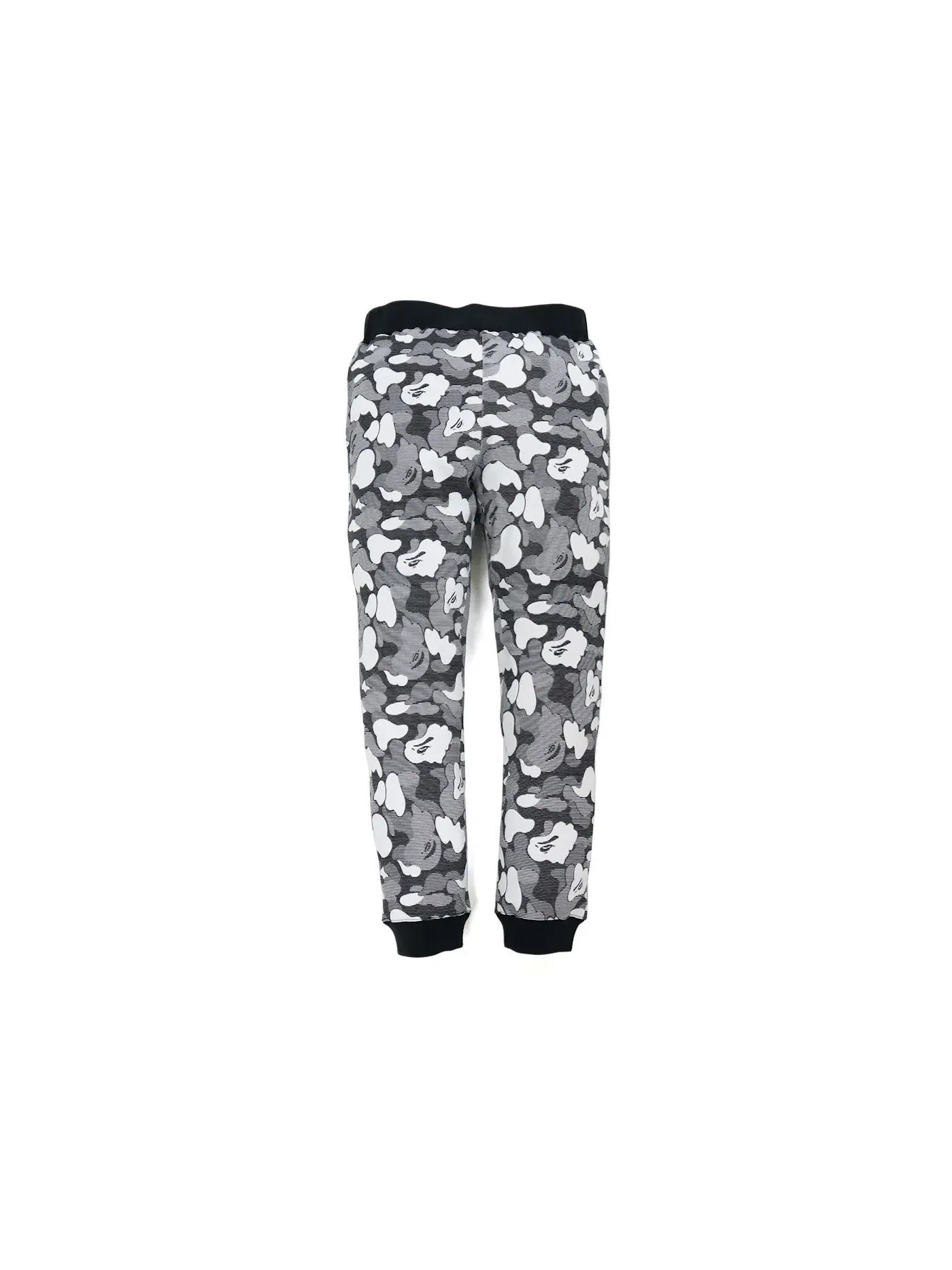 Мужские спортивные штаны с принтом Stripe ABC Camo BAPE — изображение 1 из 2, черный