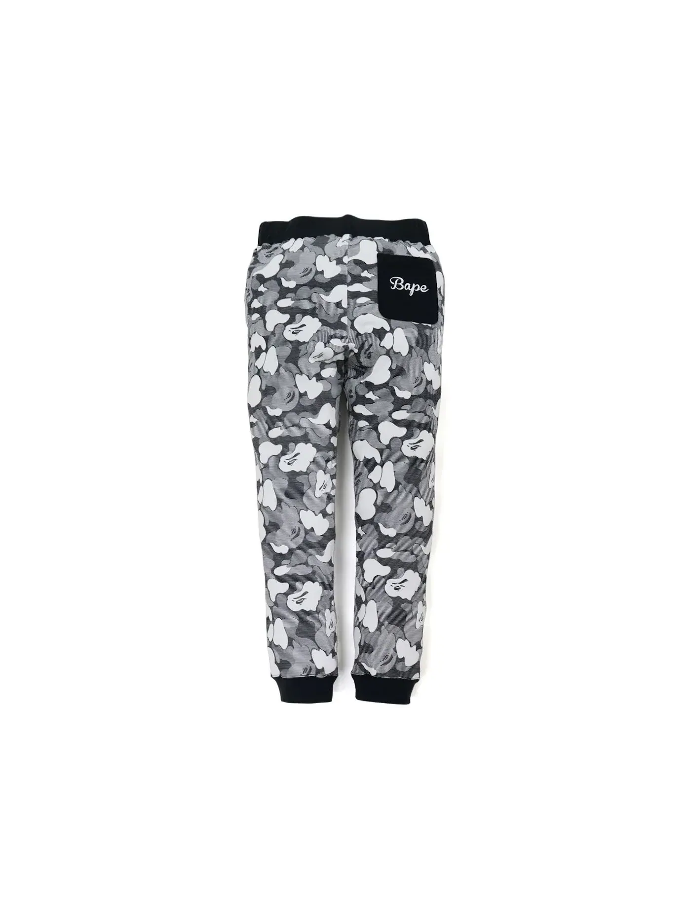 Мужские спортивные штаны с принтом Stripe ABC Camo BAPE — изображение 2 из 2, черный