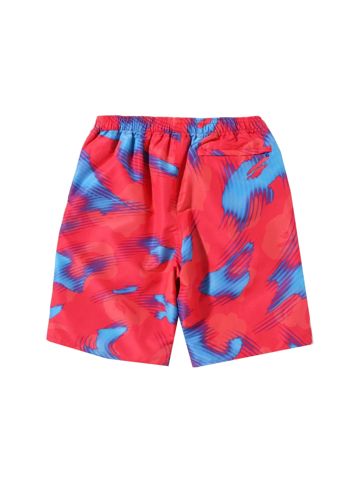 Мужские шорты с камуфляжным принтом BAPE — изображение 2 из 3, красный