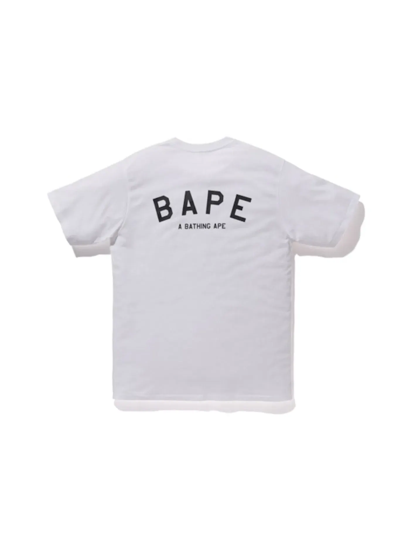 Мужская футболка с принтом Ape Head BAPE — изображение 2 из 2, белый