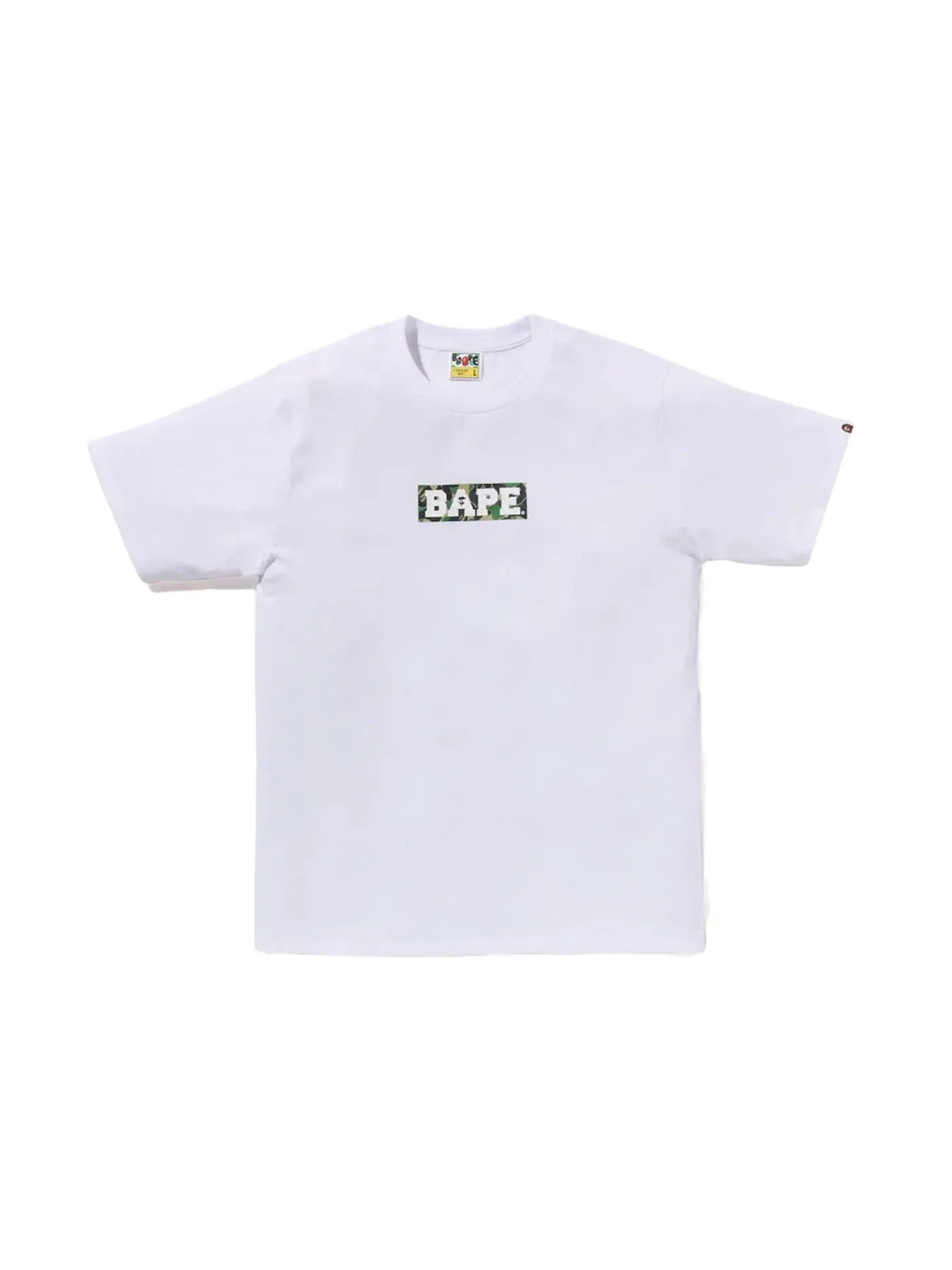 Мужская футболка с принтом BAPE Summer Pack Logo Tee (SS23) BAPE — изображение 1 из 2, белый