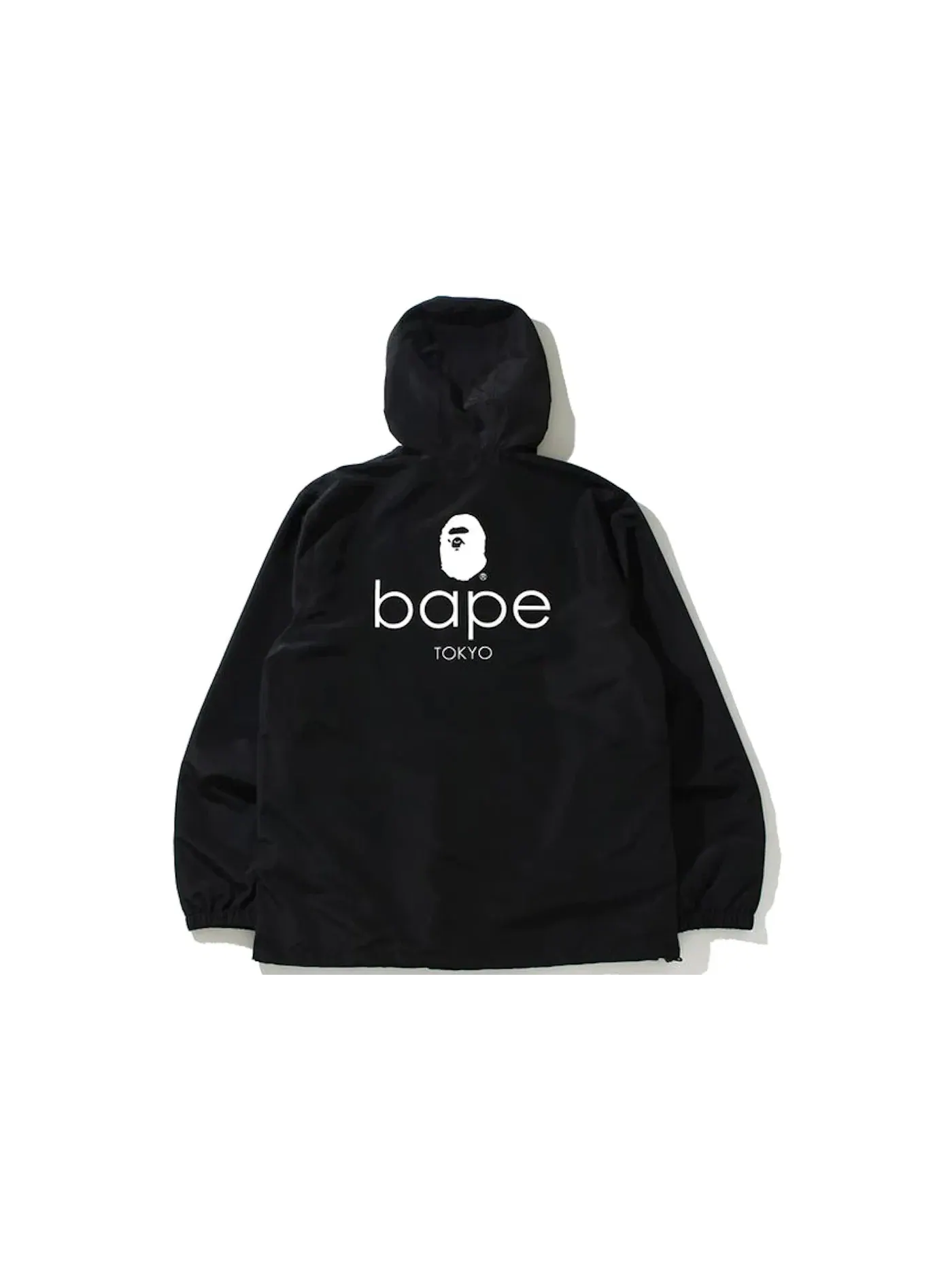 Мужская ветровка с принтом Windbreaker BAPE — изображение 1 из 2, черный