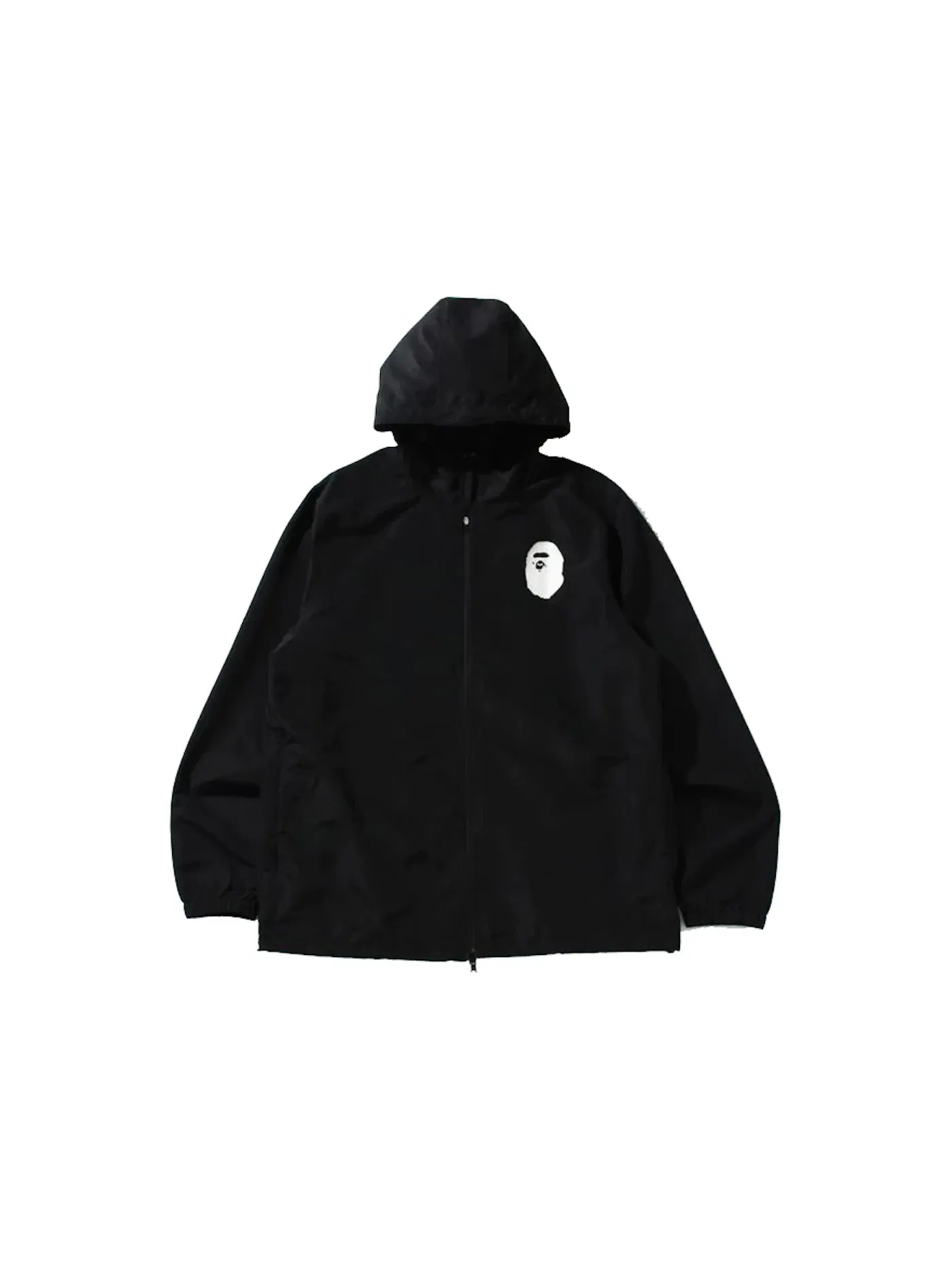Мужская ветровка с принтом Windbreaker BAPE — изображение 2 из 2, черный