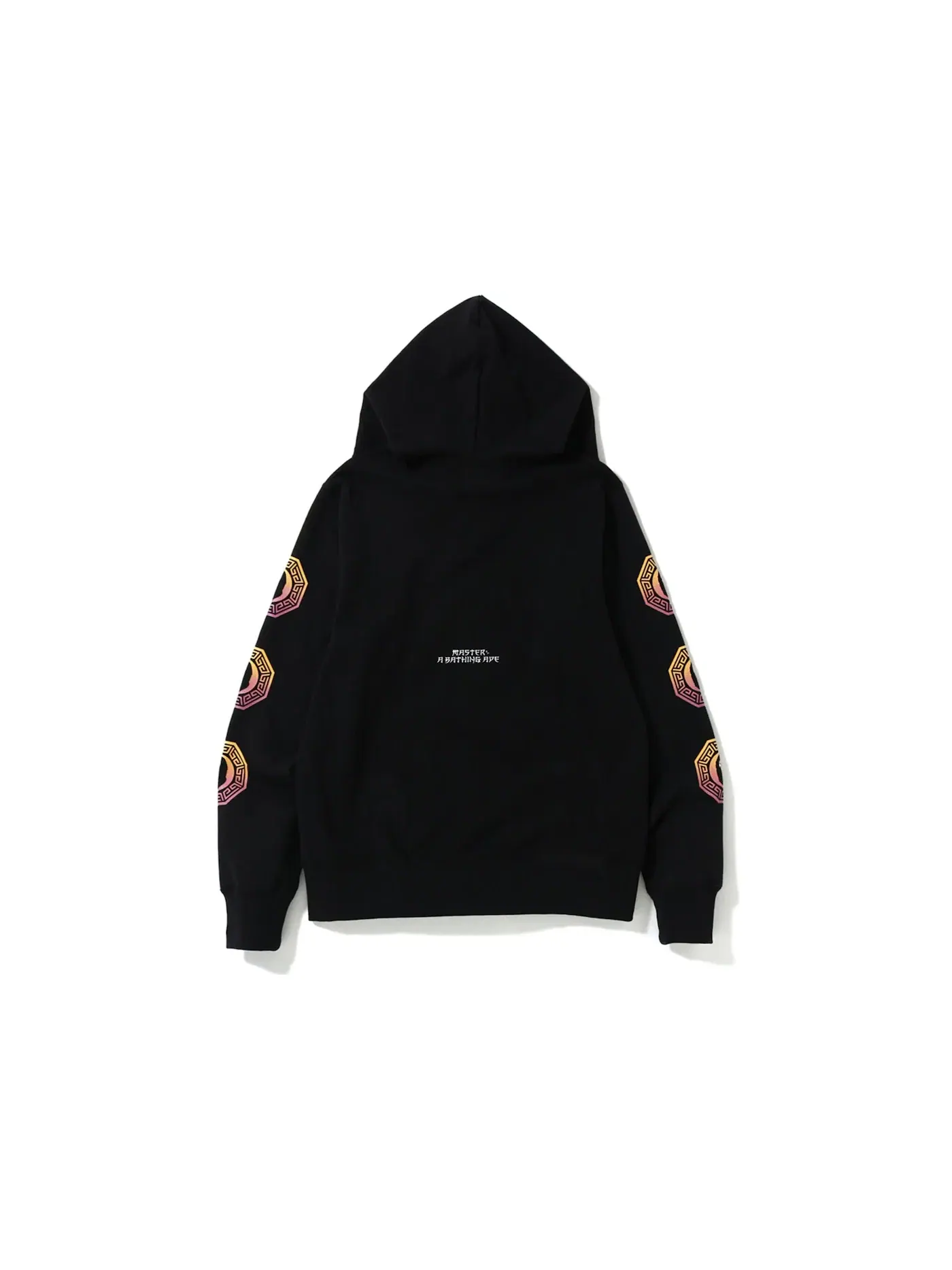 Мужская худи с принтом Full Zip Hoodie BAPE — изображение 2 из 3, черный