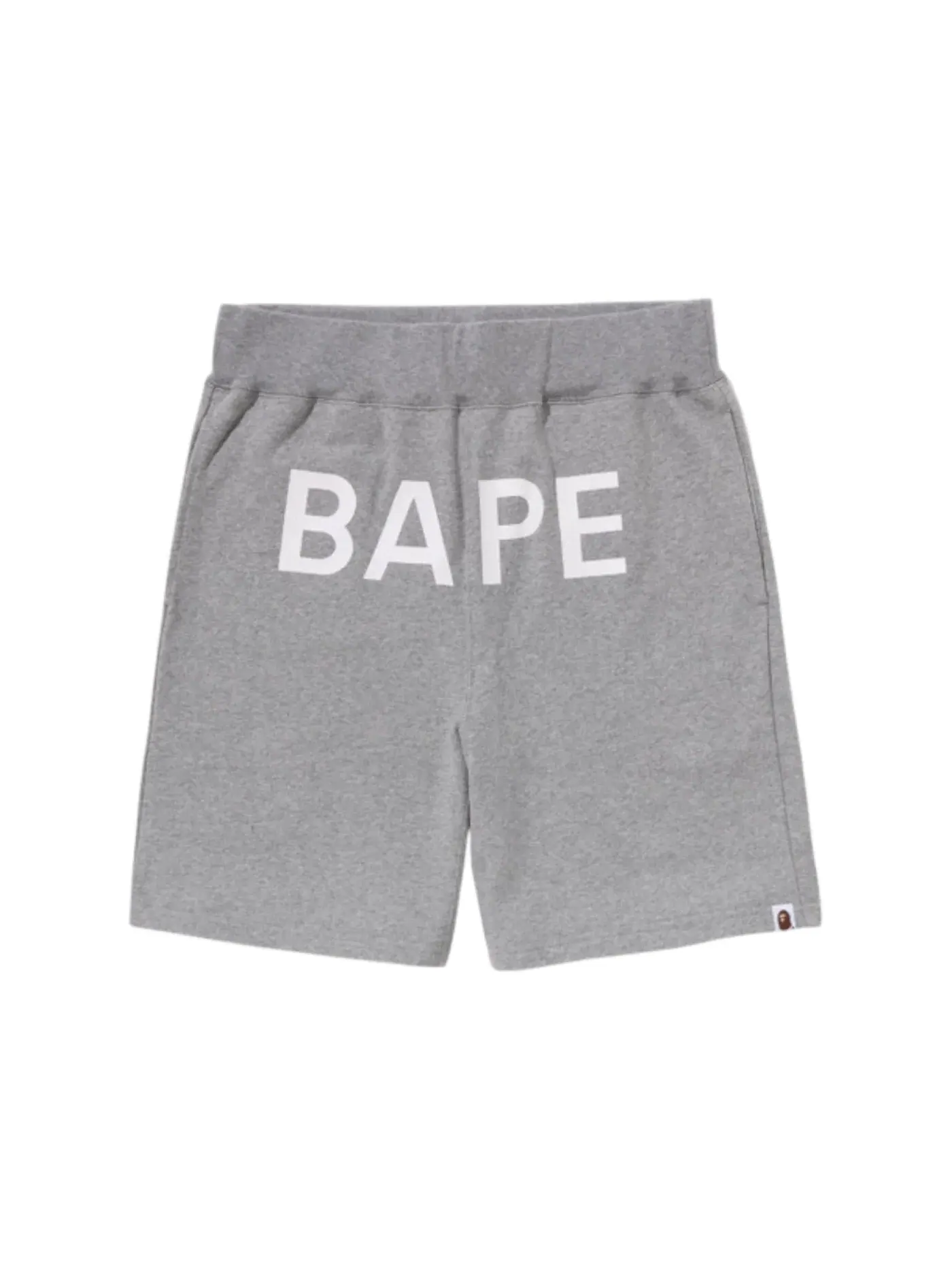 Мужские шорты из футера BAPE — изображение 1 из 2, серый