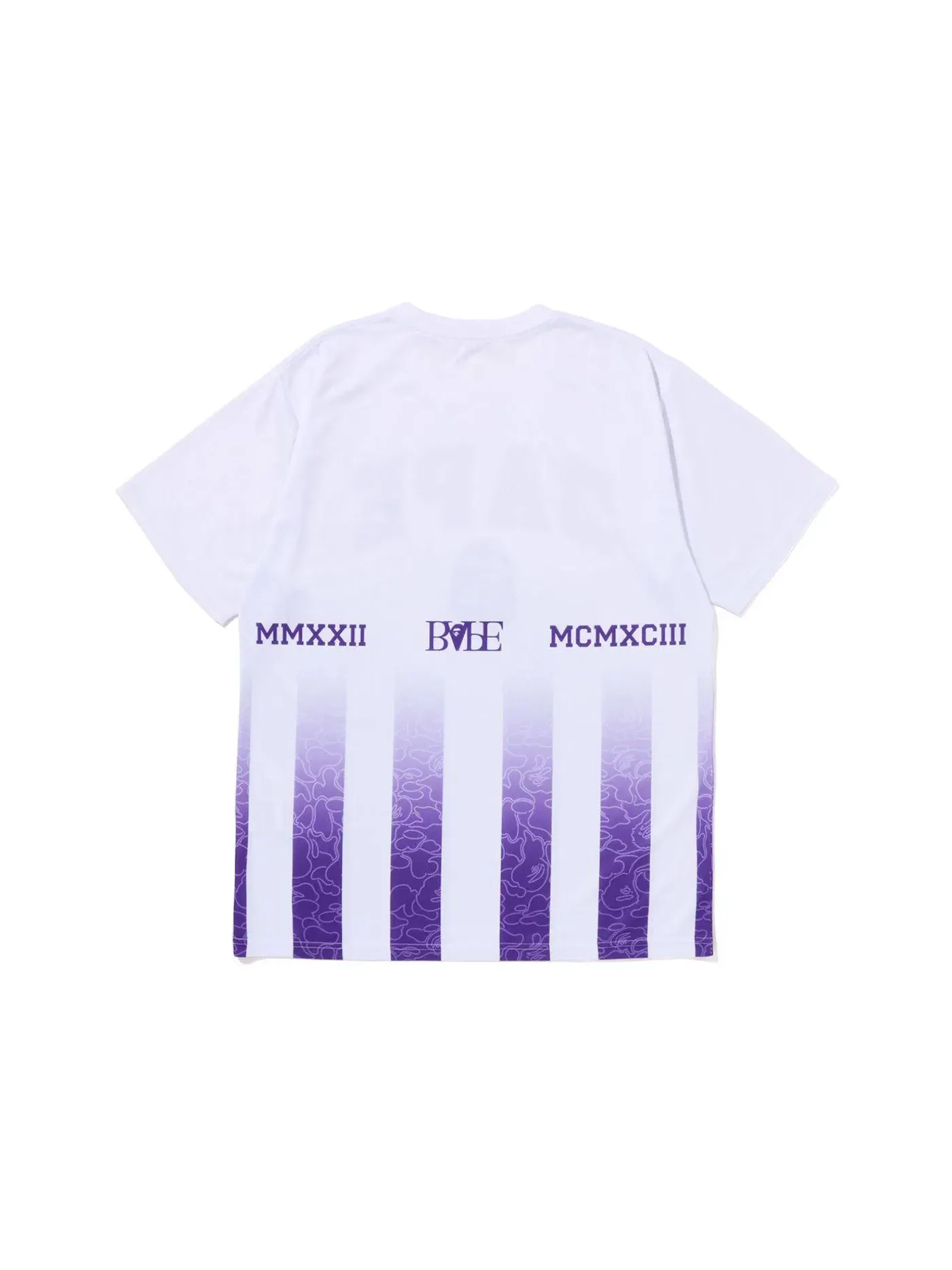 Мужская футболка с принтом Team Jersey Tee BAPE — изображение 2 из 2, белый