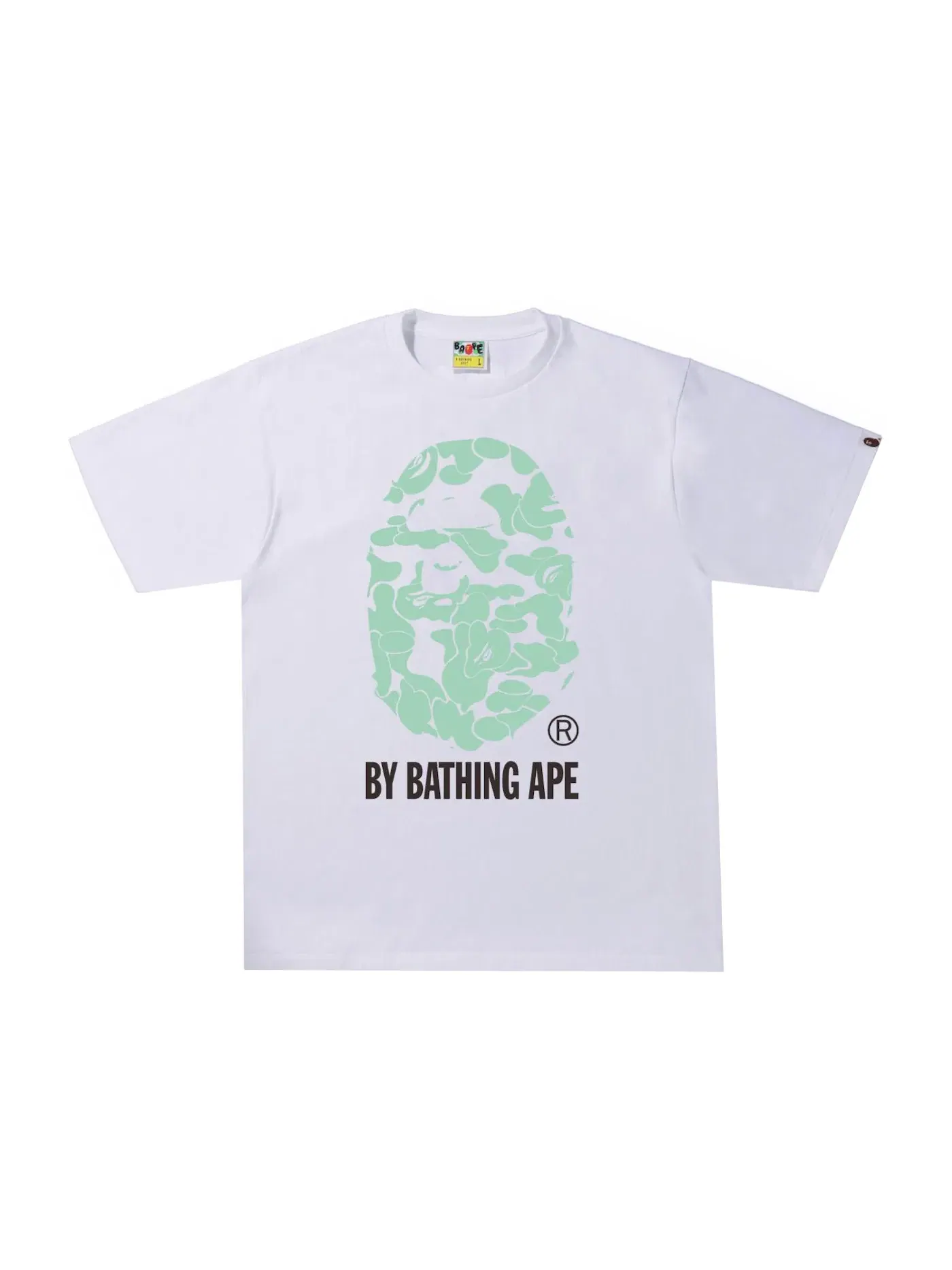 Мужская футболка с камуфляжным принтом Tee BAPE — изображение 1 из 2, белый