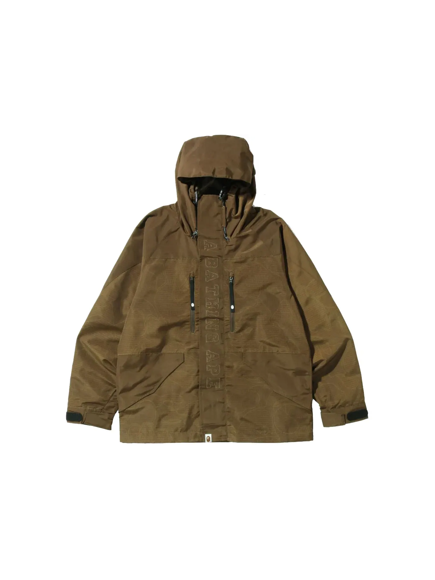 Мужская куртка-худи с камуфляжным принтом BAPE — изображение 1 из 2, коричневый