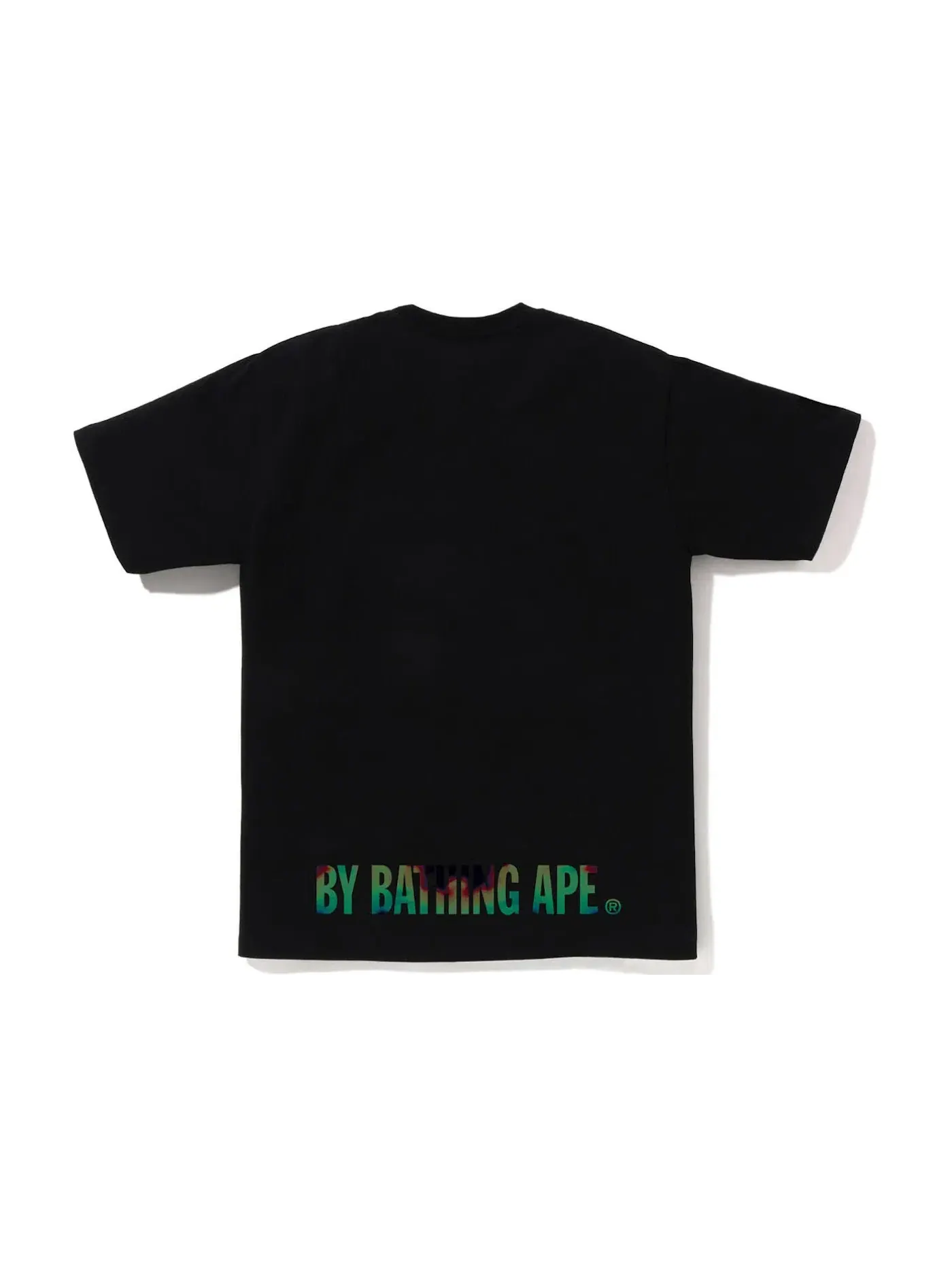 Мужская футболка с принтом BAPE Thermography Ape Face Tee BAPE — изображение 2 из 2, черный