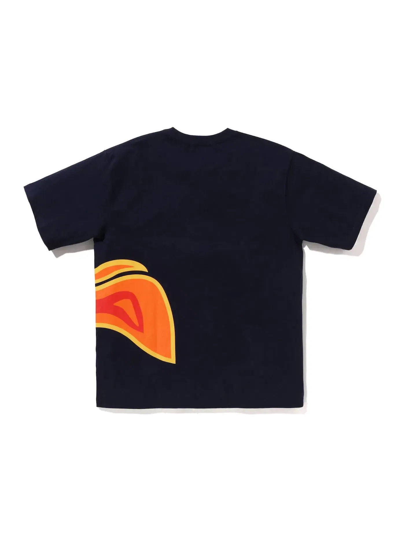 Мужская футболка свободного кроя BAPE Thermography Relaxed Fit Tee — изображение 2 из 2, темно-синий