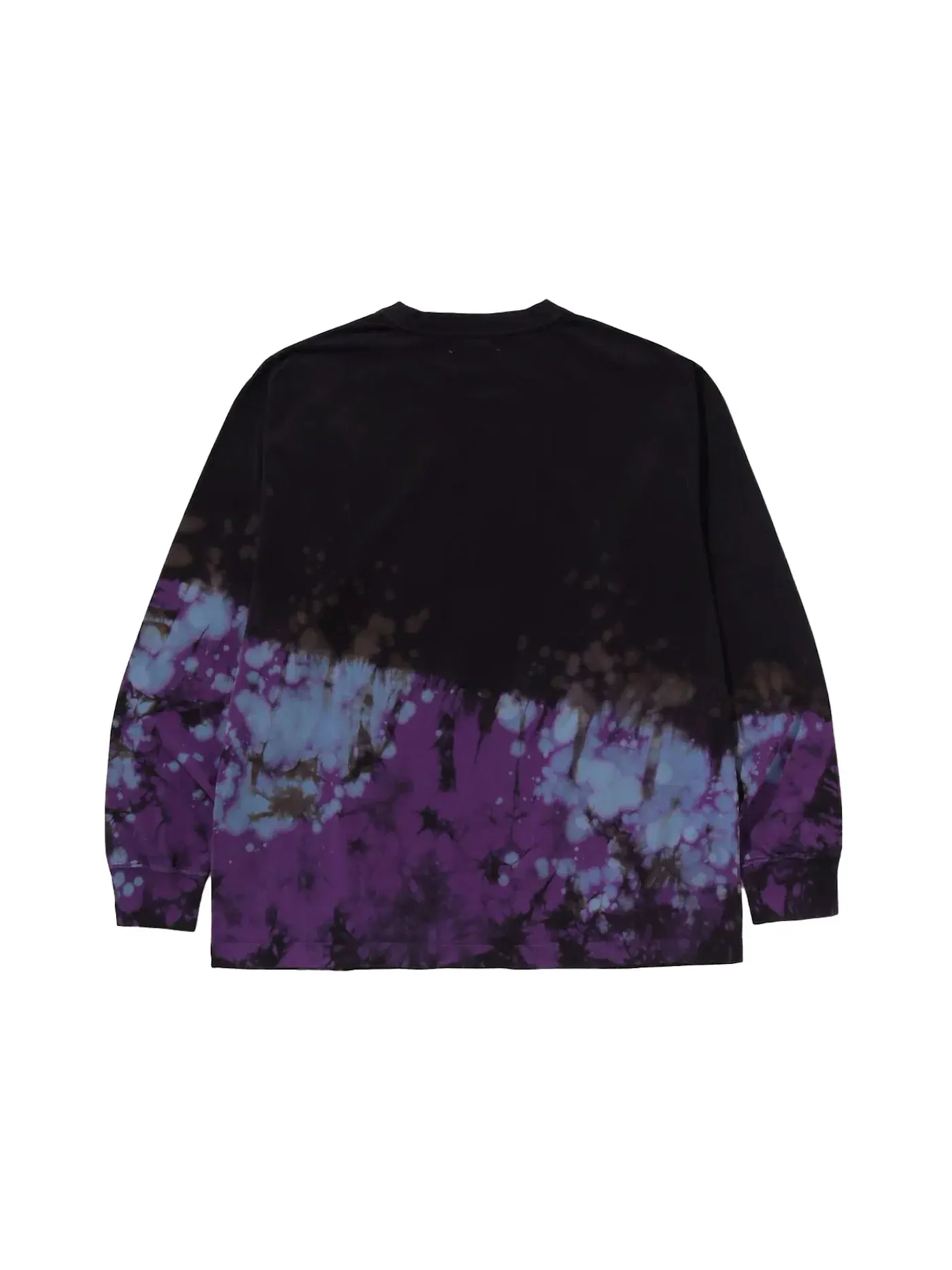 Мужская футболка с принтом Tie Dye Ape Head BAPE — изображение 2 из 2, черный