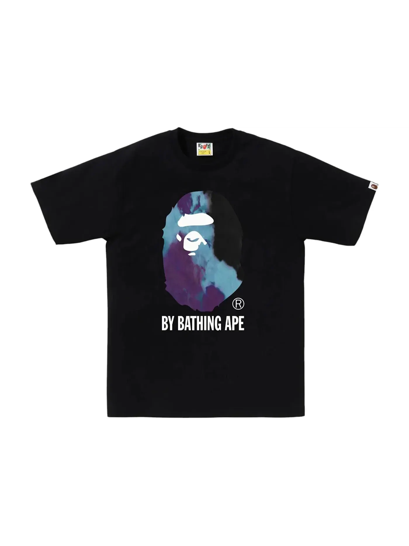 Мужская футболка с принтом Tee BAPE — изображение 2 из 2, белый/бежевый