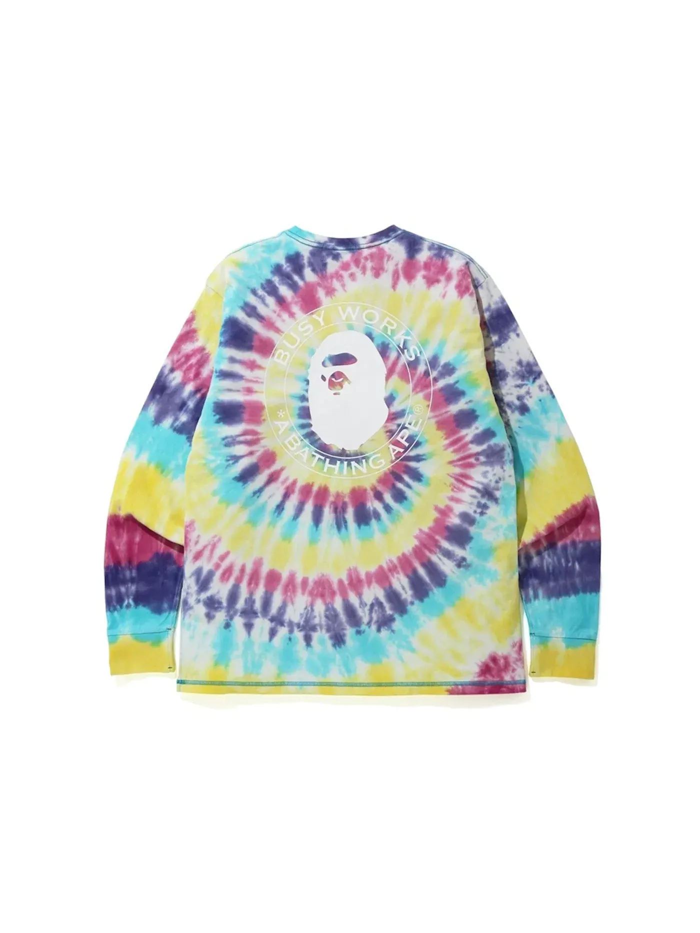 Мужская футболка с длинным рукавом BAPE L/S Tee — изображение 2 из 2, мульти