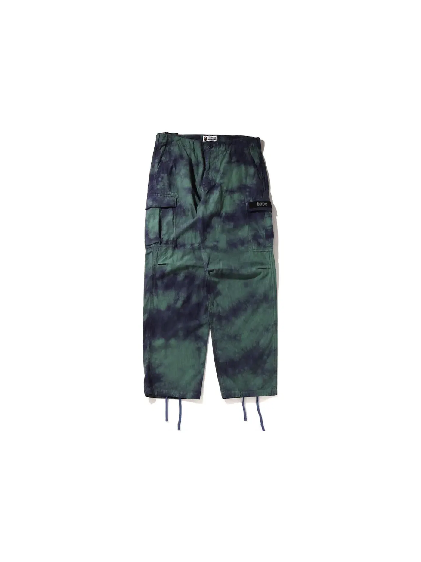 Мужские свободные брюки с принтом Tie Dye BAPE — изображение 1 из 2, фиолетовый
