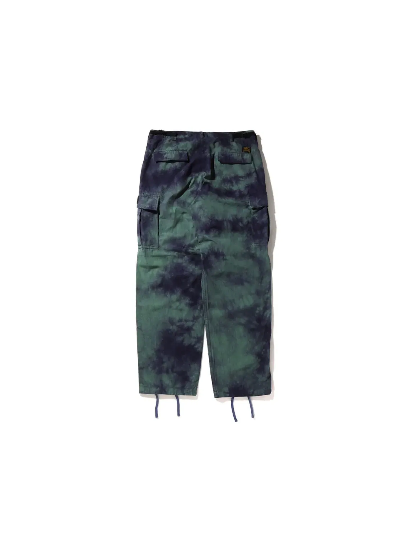 Мужские свободные брюки с принтом Tie Dye BAPE — изображение 2 из 2, фиолетовый