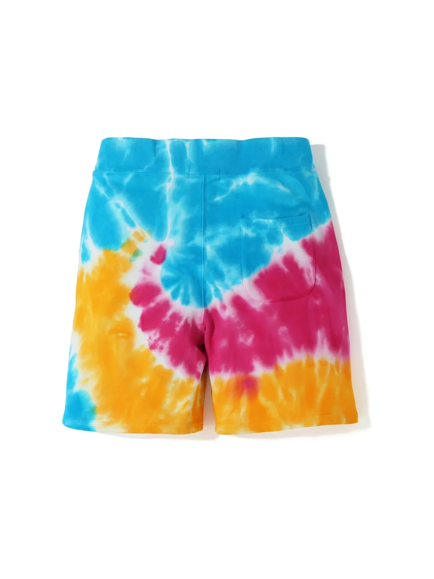 Мужские шорты с принтом Tie Dye Shark Sweat SS19 BAPE — изображение 2 из 3, мульти