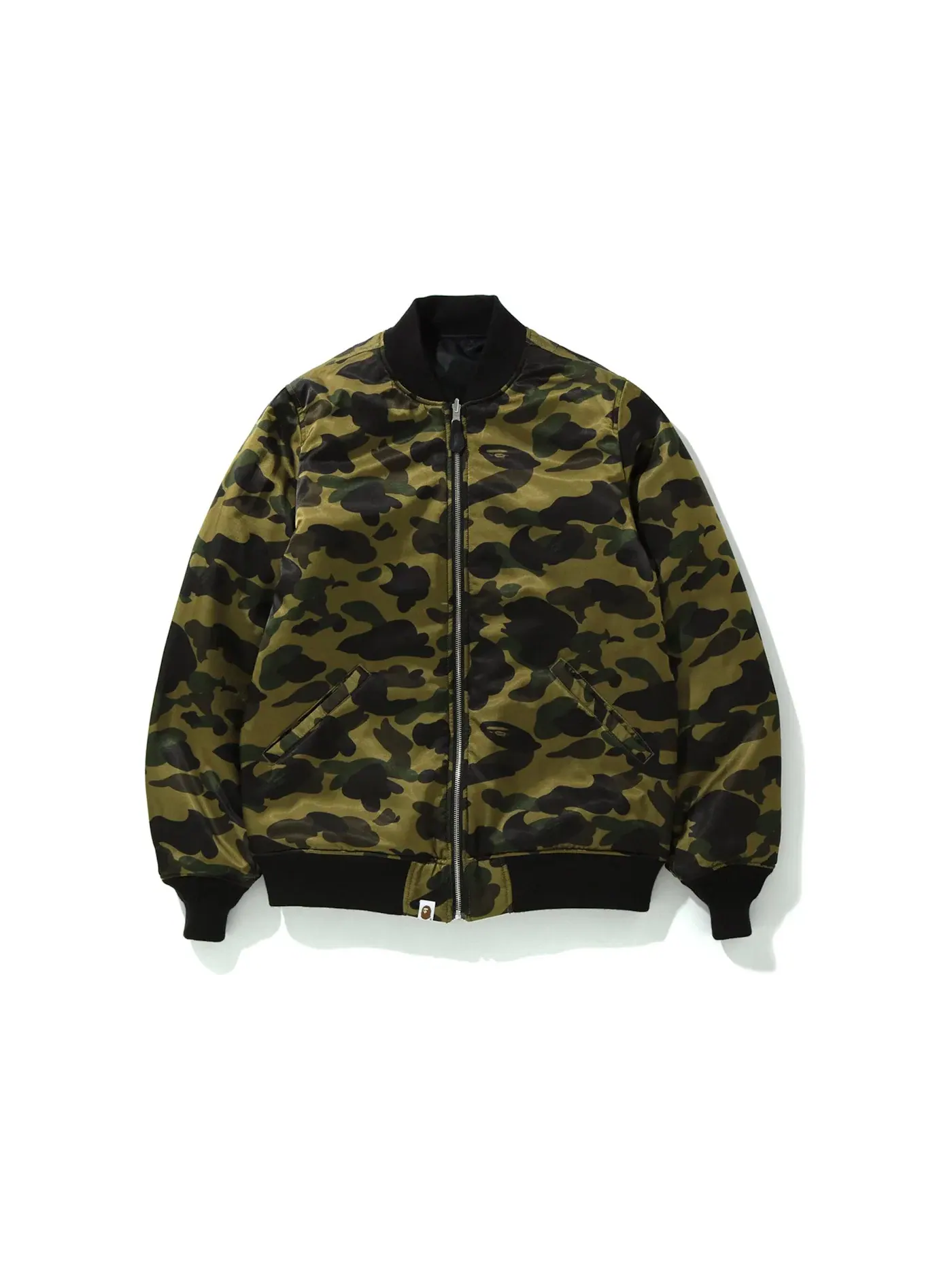 Мужская куртка с вышивкой тигра Tiger Embroidery BAPE — изображение 3 из 3, черный