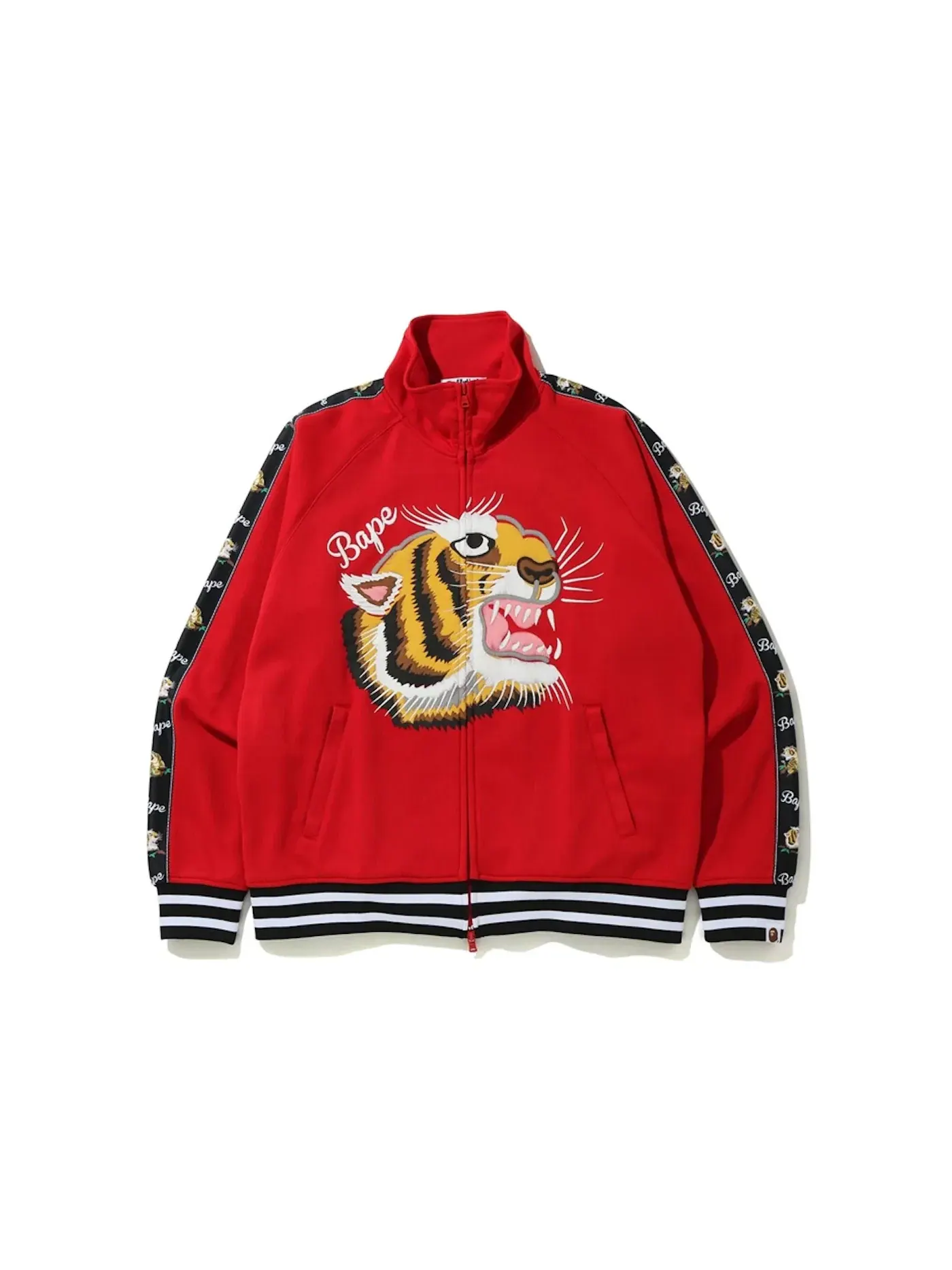 Мужская джерси с принтом BAPE Tiger Top Red — изображение 1 из 1