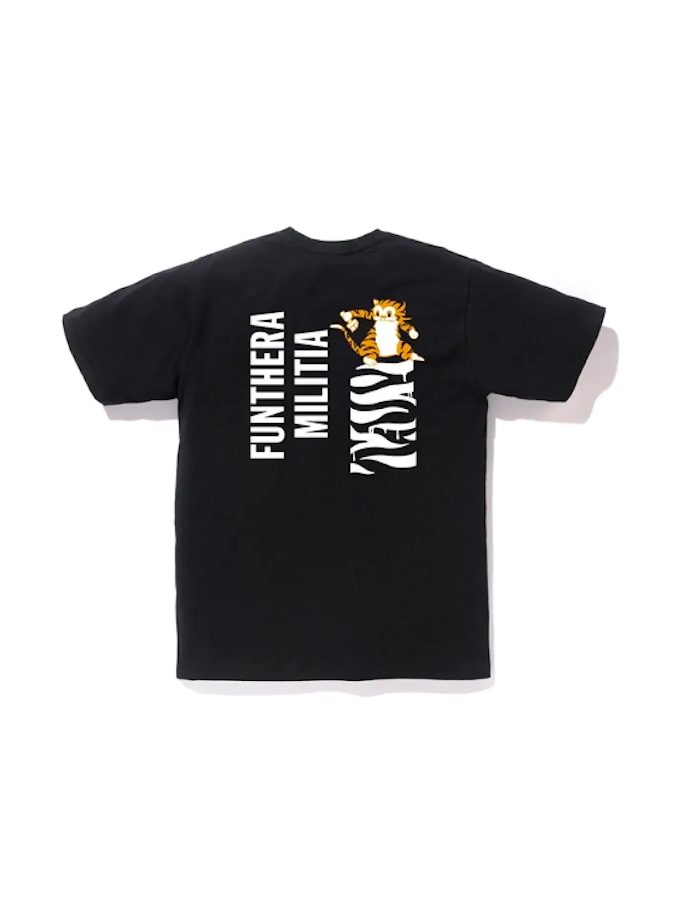 Мужская футболка с принтом Tiger Tee BAPE — изображение 2 из 2, черный