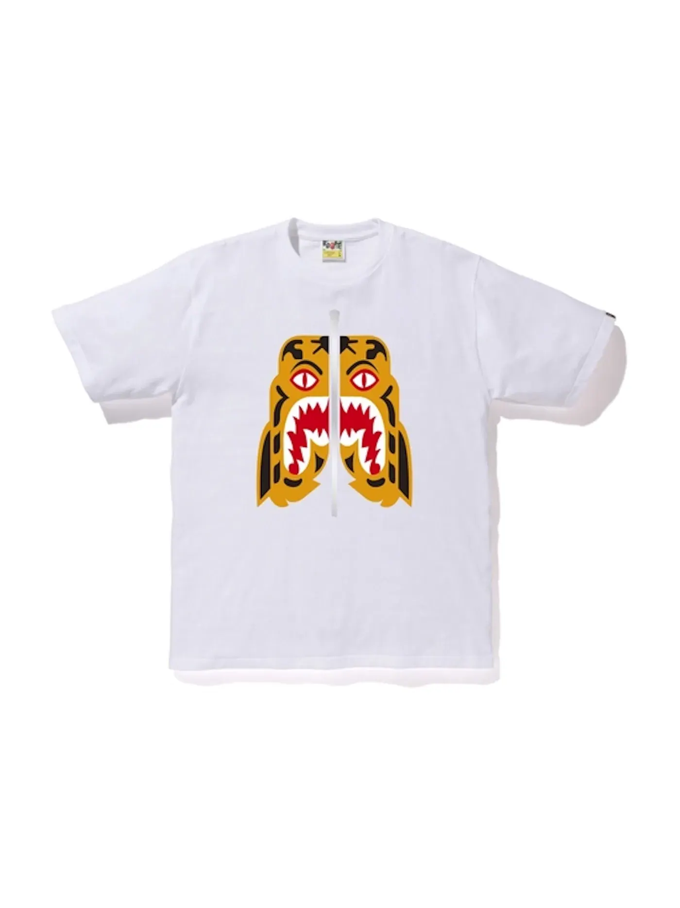 Мужская футболка с принтом Tiger Tee BAPE — изображение 1 из 2, белый