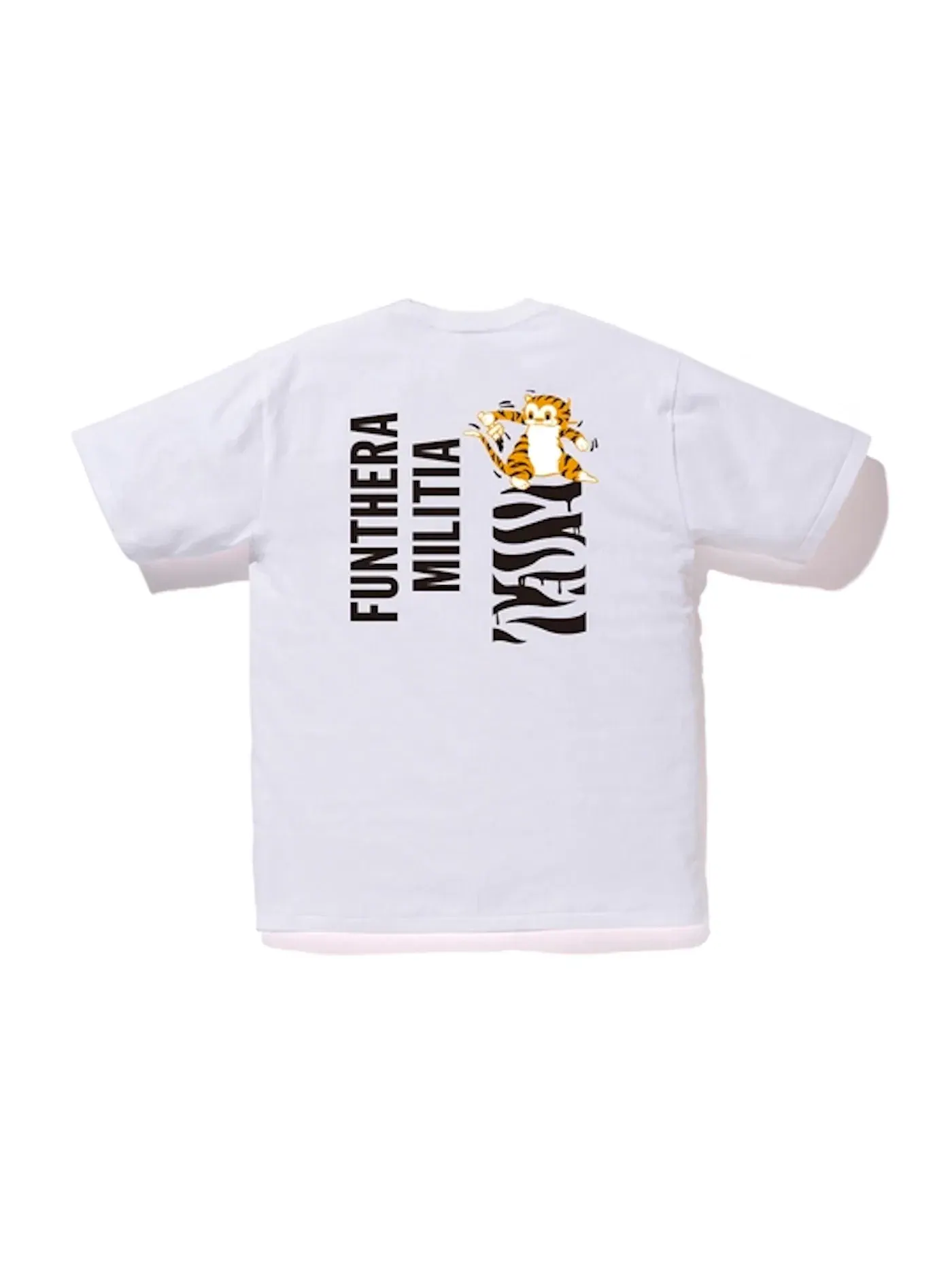 Мужская футболка с принтом Tiger Tee BAPE — изображение 2 из 2, белый