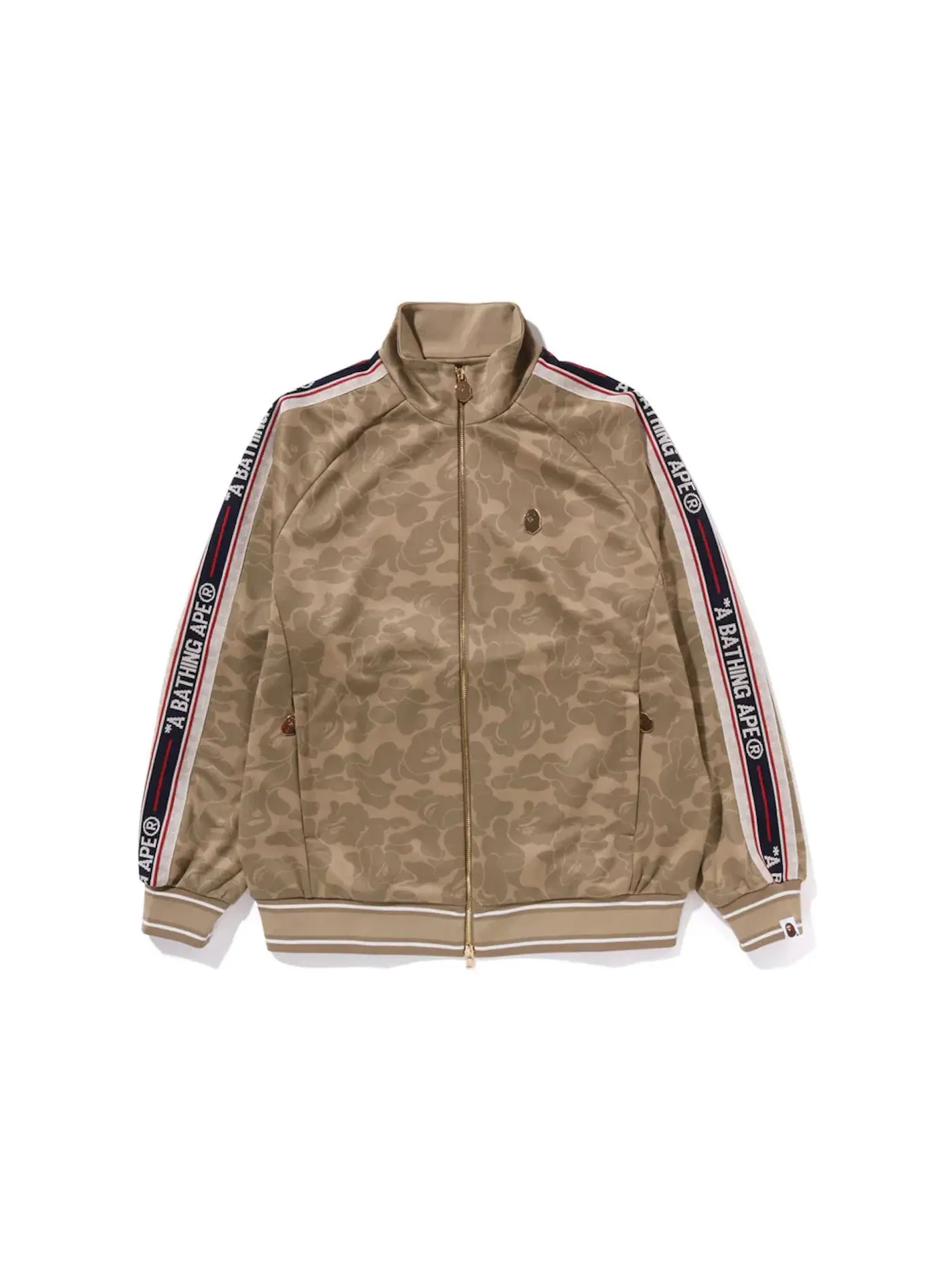 Мужская куртка с камуфляжным принтом BAPE — изображение 1 из 1, бежевый