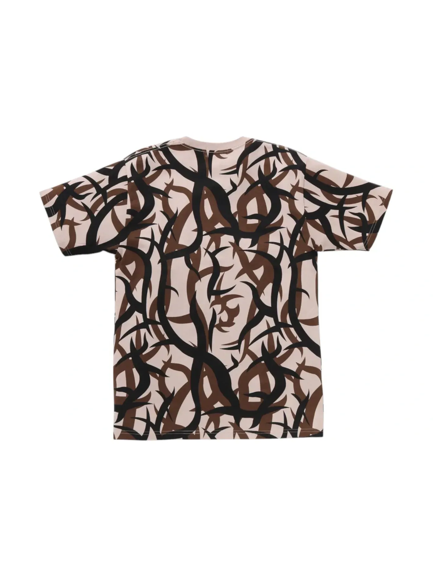Мужская футболка с камуфляжным принтом BAPE Tee — изображение 2 из 2, бежевый